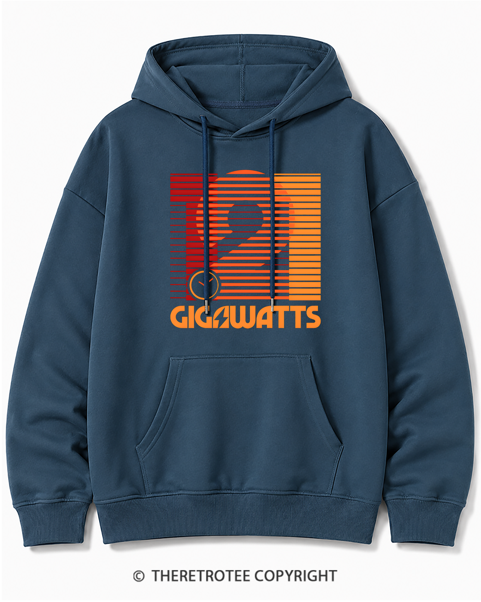 TheRetroTee 1.21 Gigawatts 1980s Cotton Hoodie