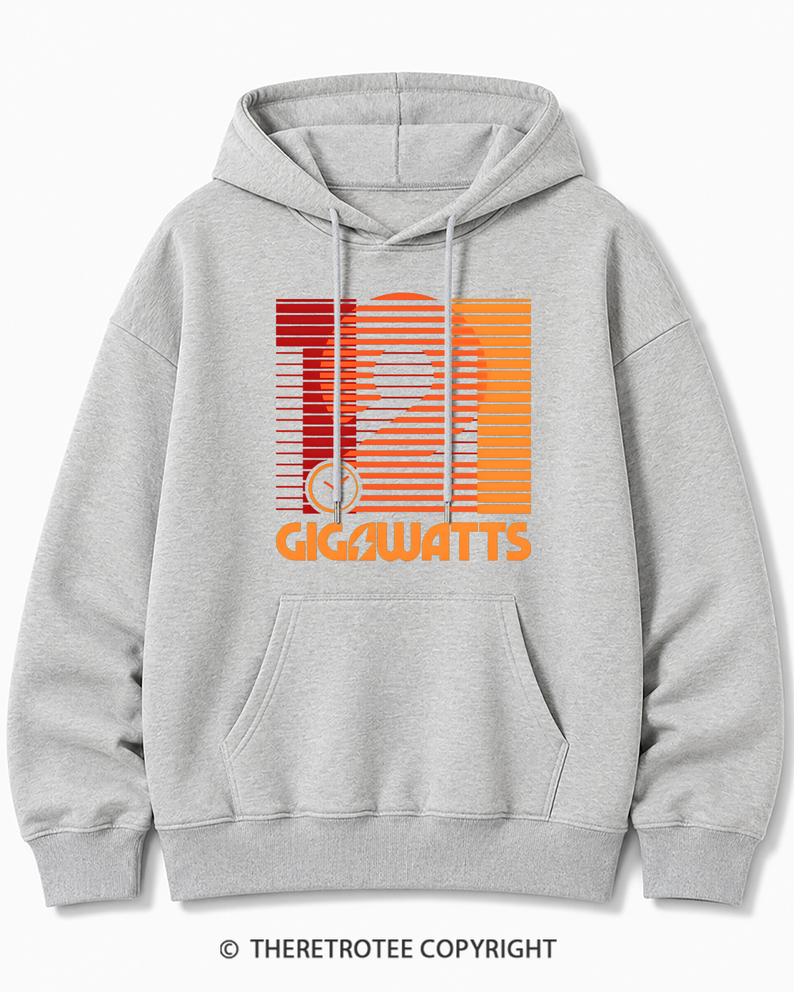 TheRetroTee 1.21 Gigawatts 1980s Cotton Hoodie