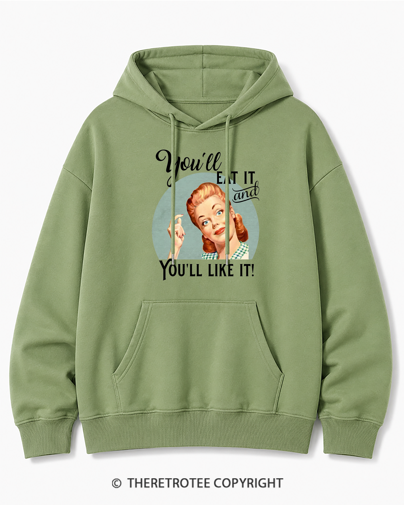 TheRetroTee You'll Like It 1950s Cotton Hoodie