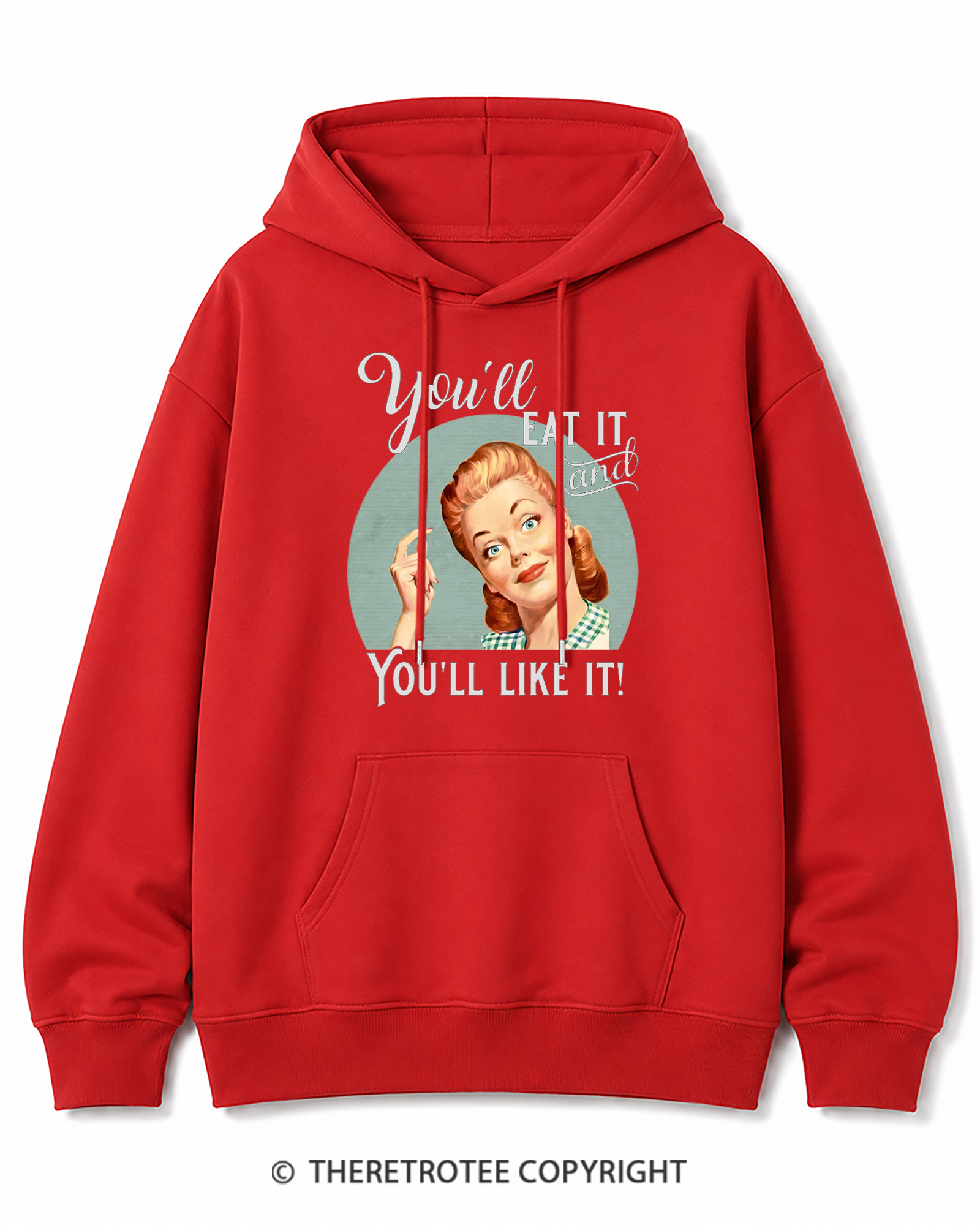 TheRetroTee You'll Like It 1950s Cotton Hoodie