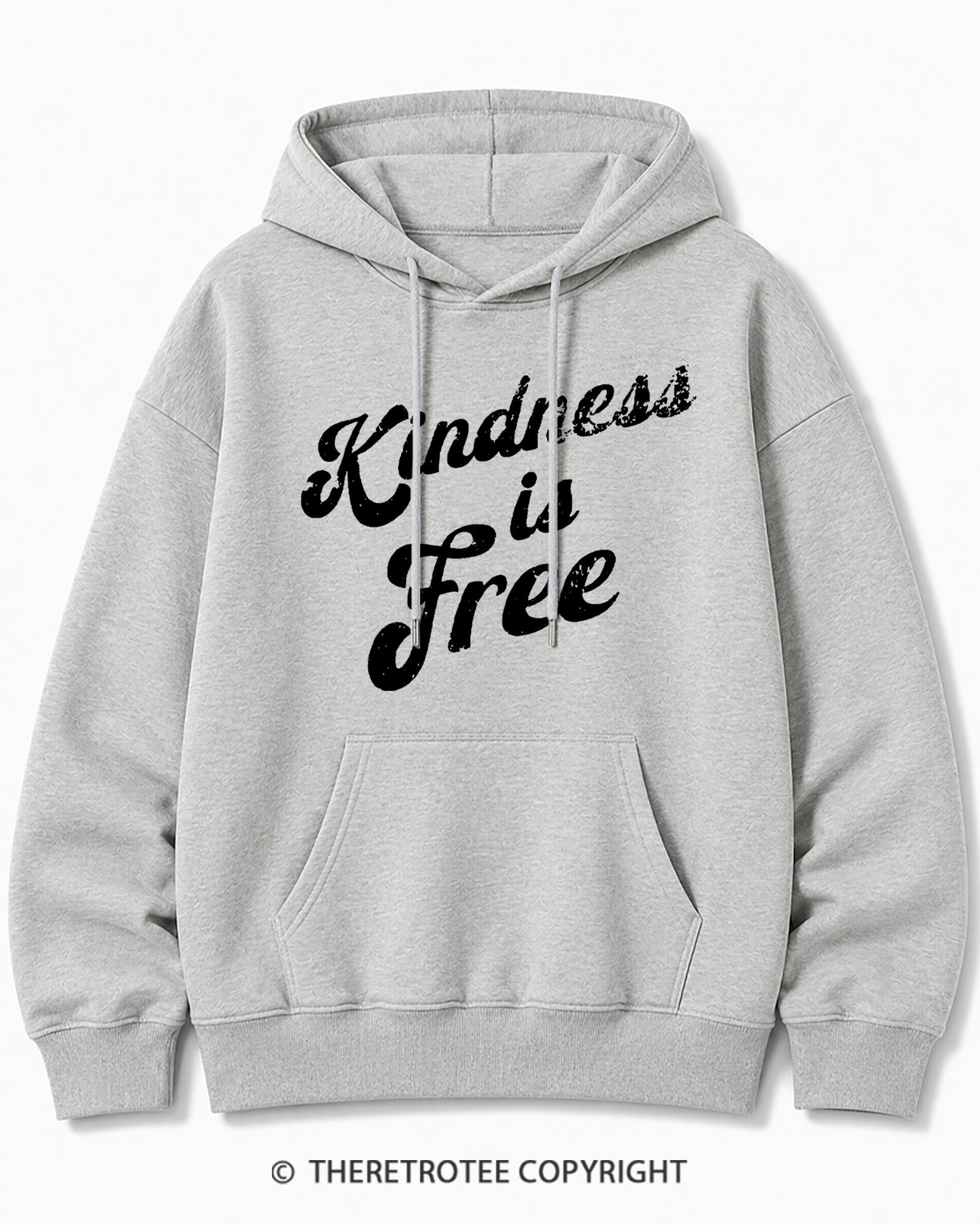 TheRetroTee Be Kind 1960s Cotton Hoodie