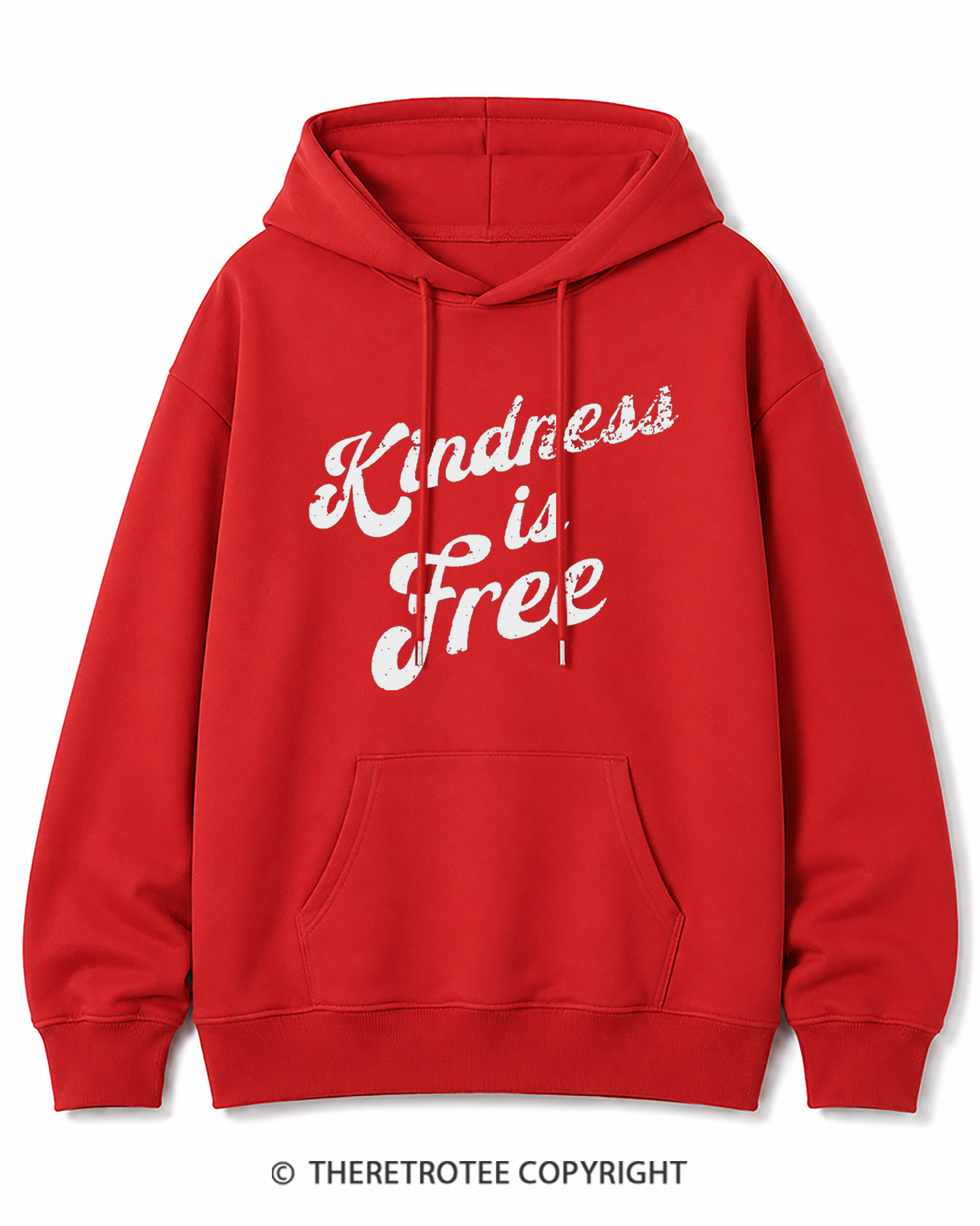 TheRetroTee Be Kind 1960s Cotton Hoodie