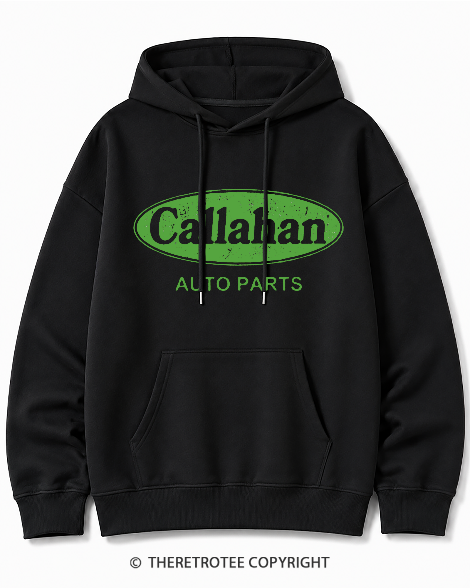 TheRetroTee Auto Parts 1990s Cotton Hoodie