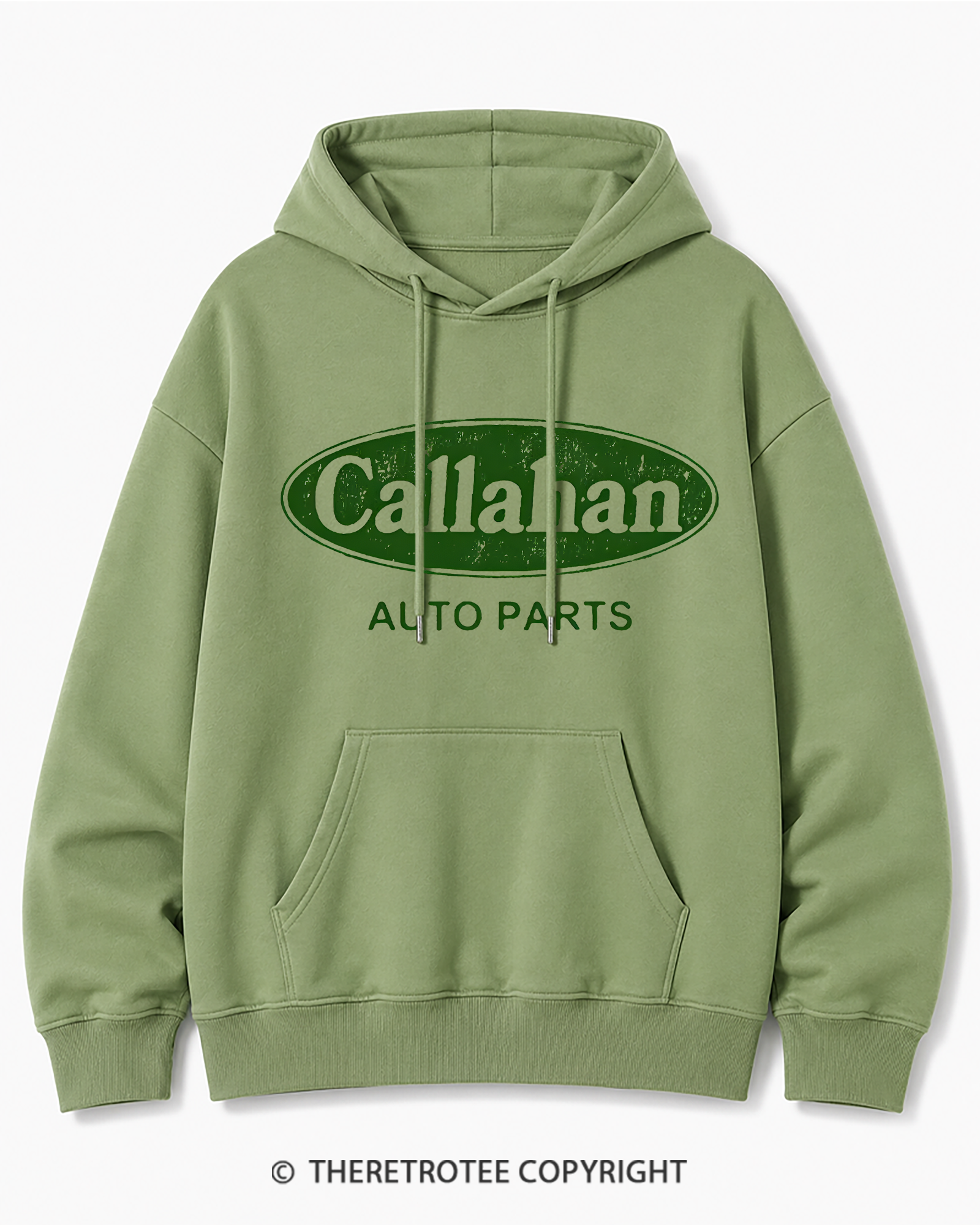 TheRetroTee Auto Parts 1990s Cotton Hoodie