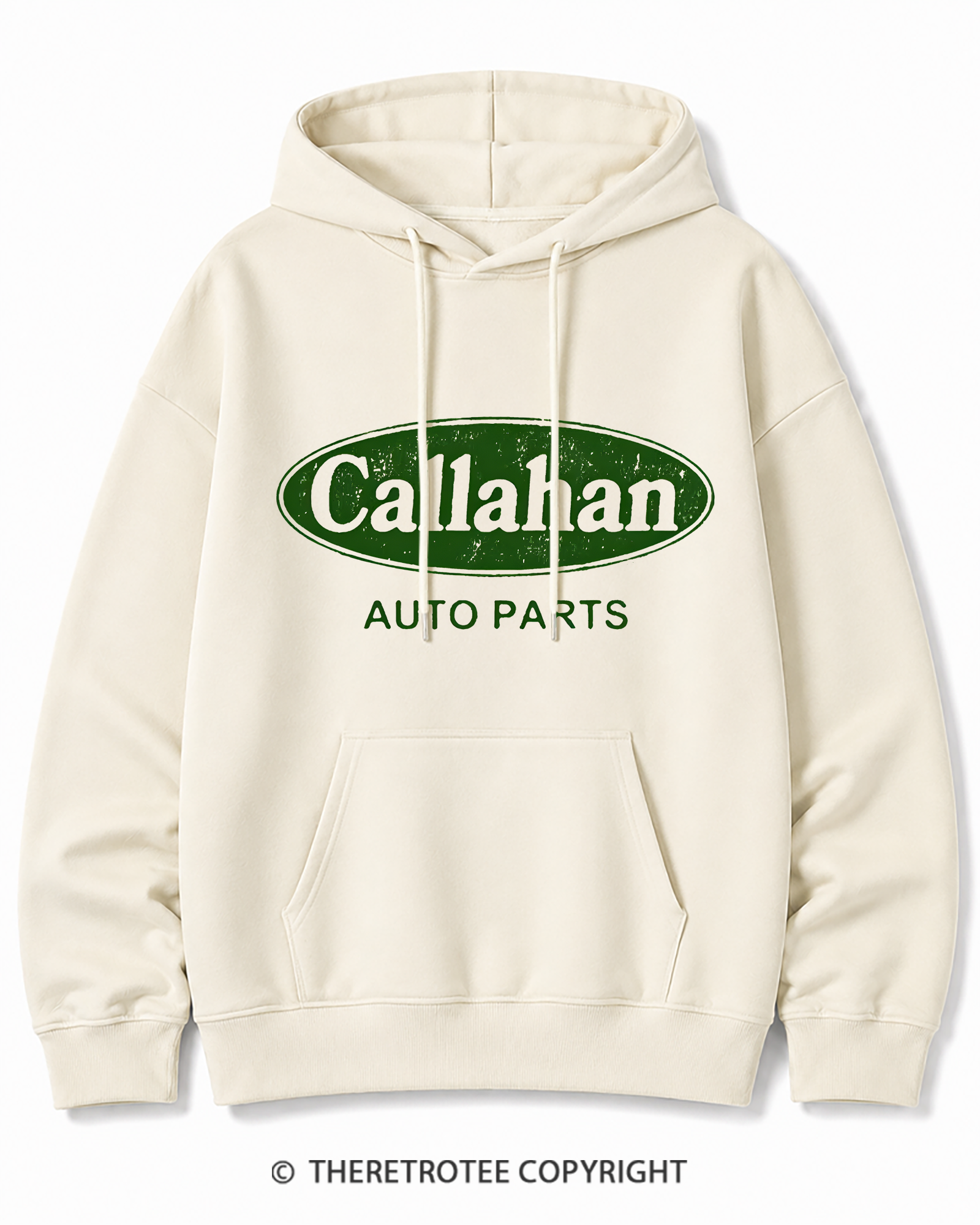 TheRetroTee Auto Parts 1990s Cotton Hoodie