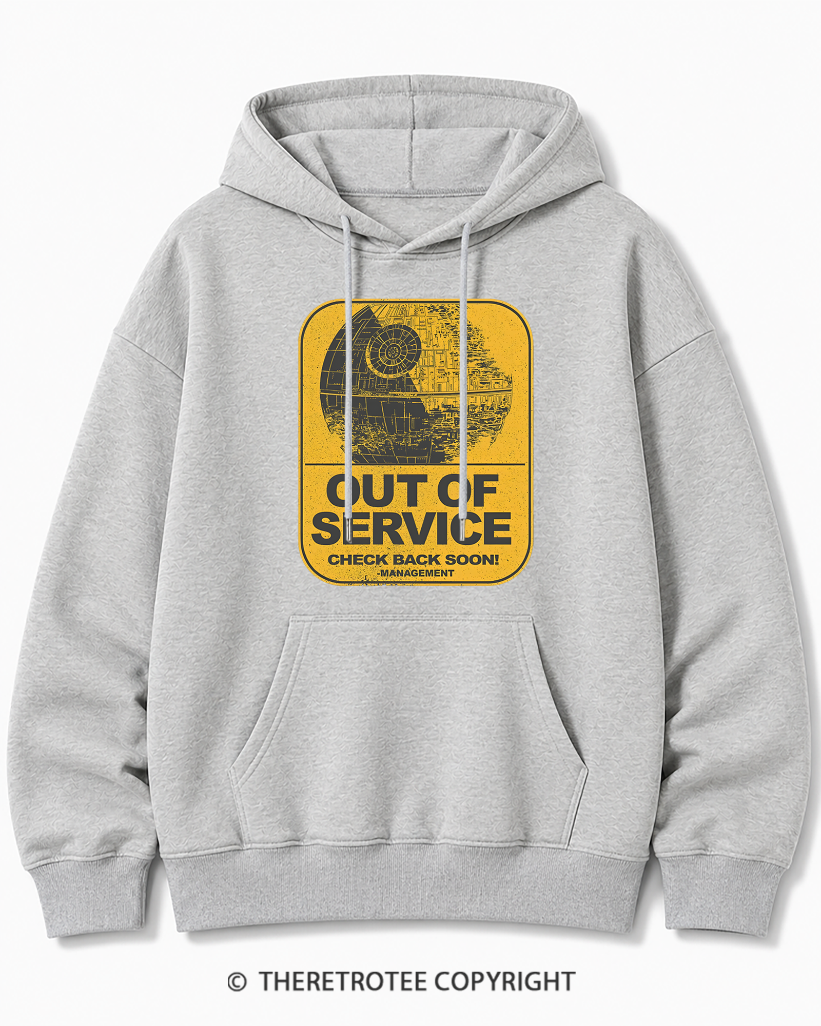 TheRetroTee Out Of Service 1980s Cotton Hoodie