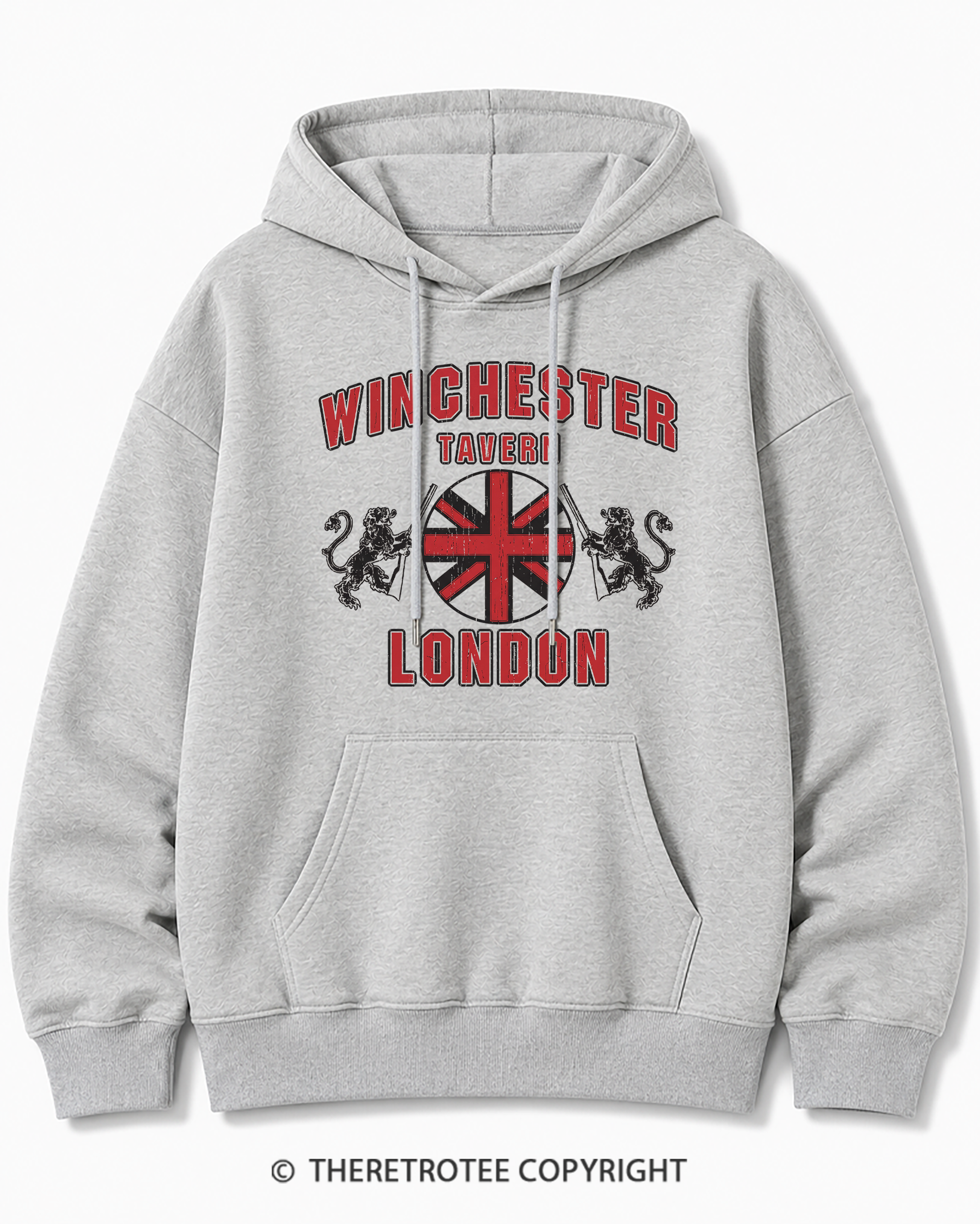 TheRetroTee Winchester Tavern 2000s Cotton Hoodie