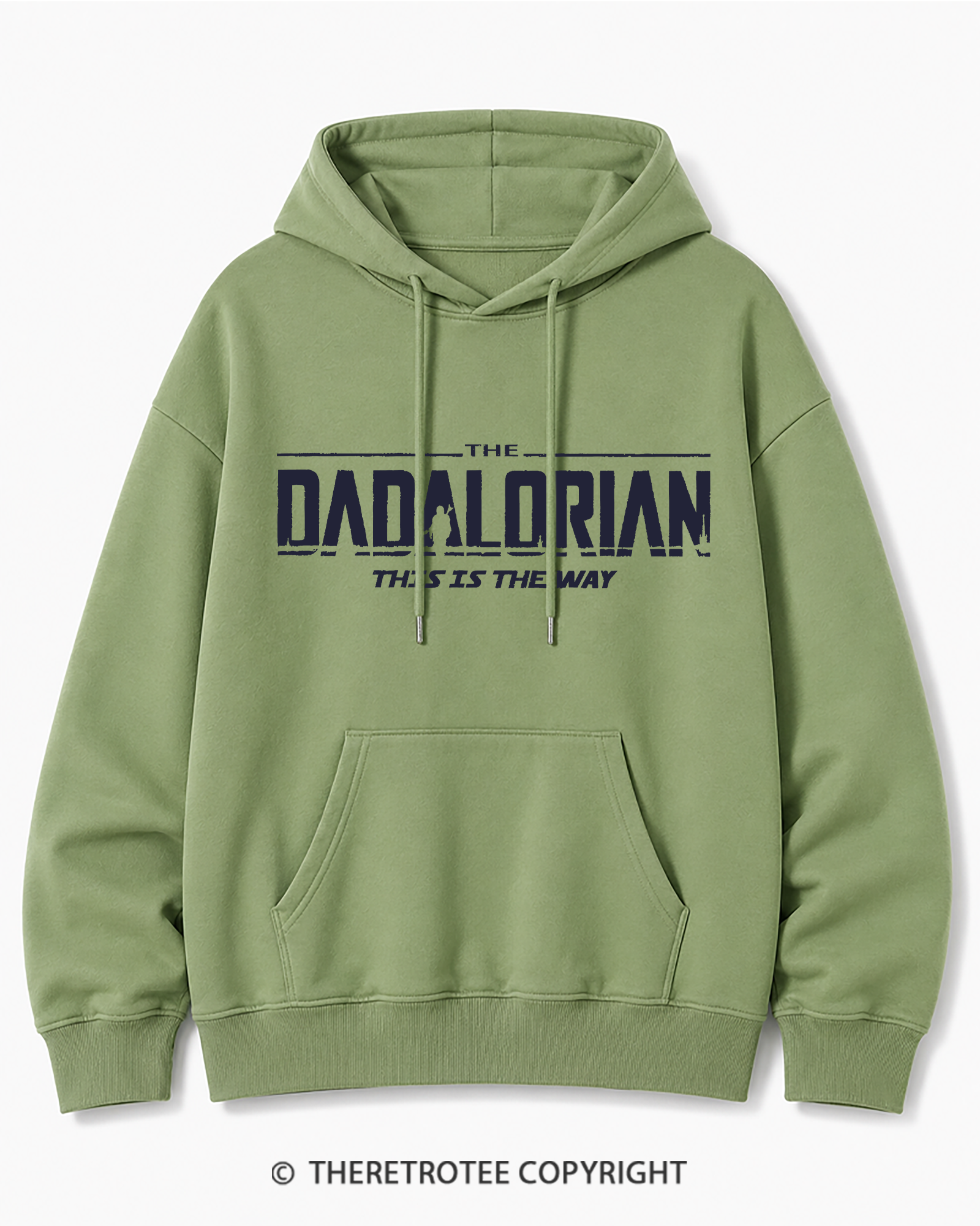 TheRetroTee The Dadalorian 1990s Cotton Hoodie