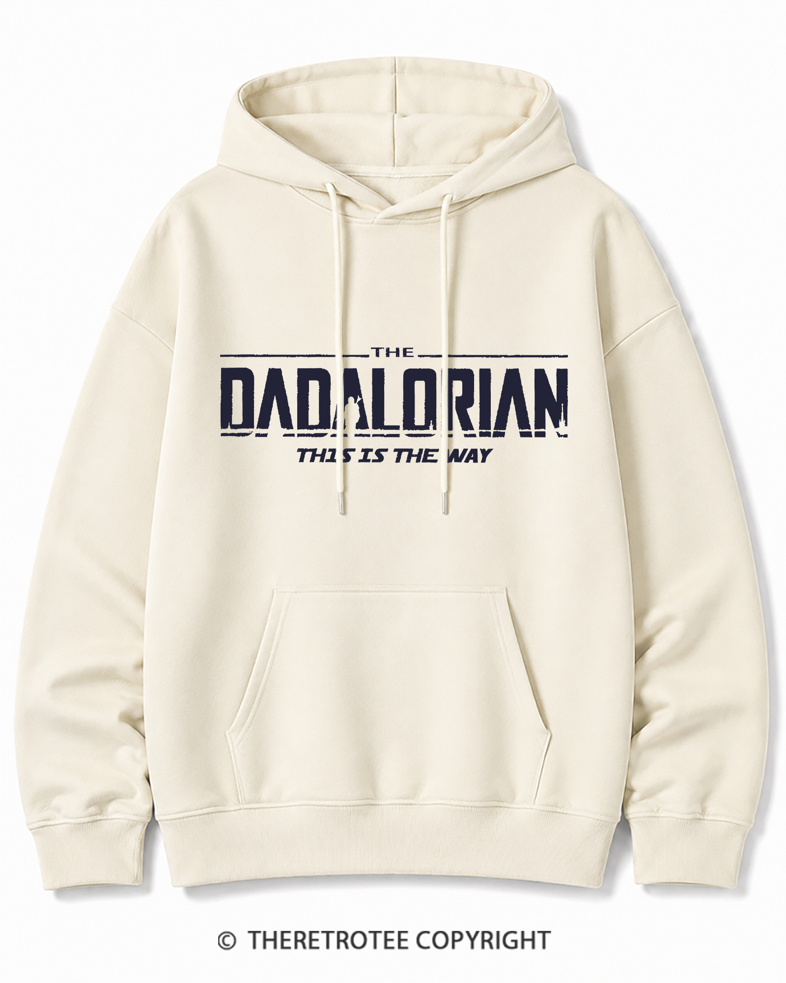 TheRetroTee The Dadalorian 1990s Cotton Hoodie
