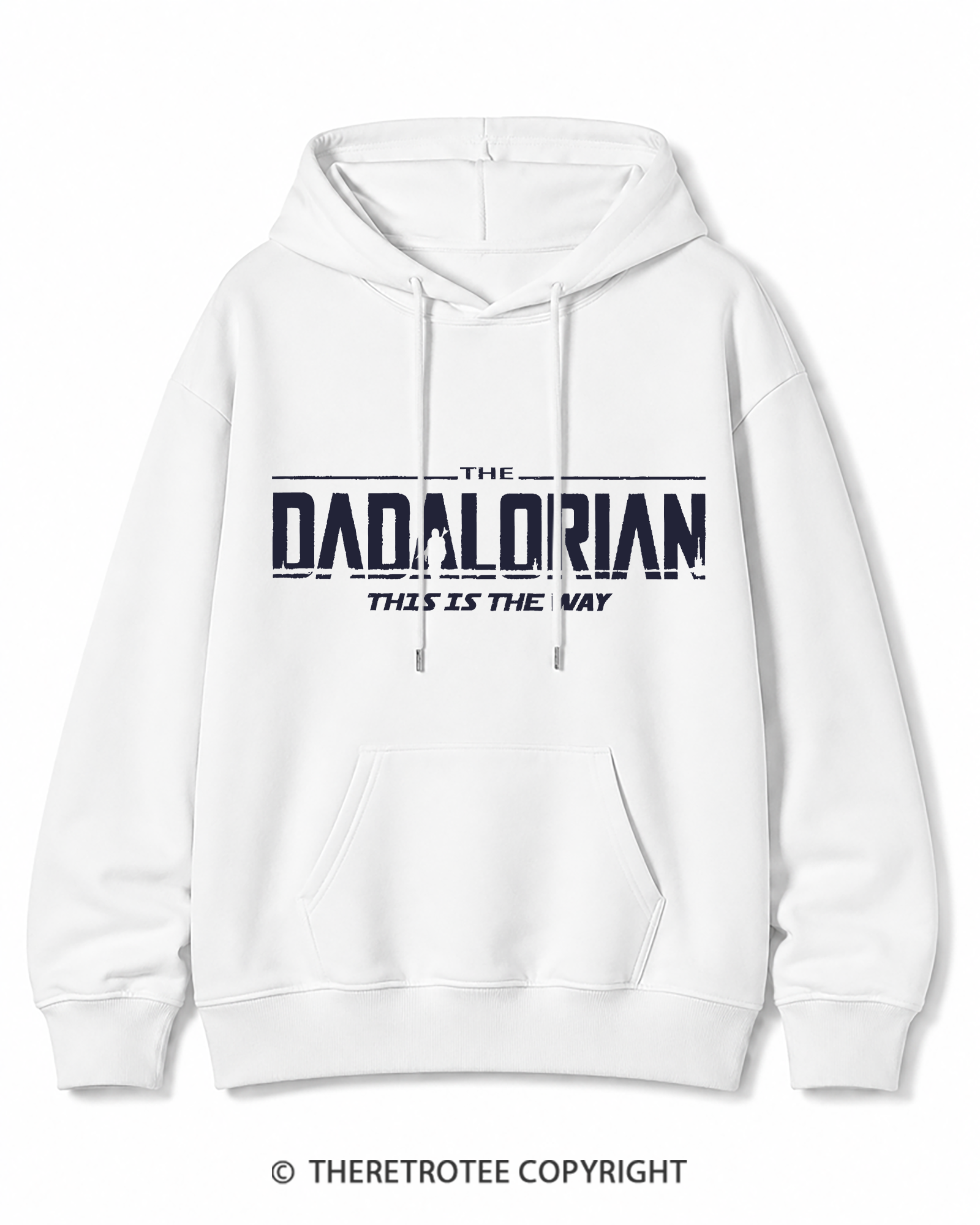 TheRetroTee The Dadalorian 1990s Cotton Hoodie