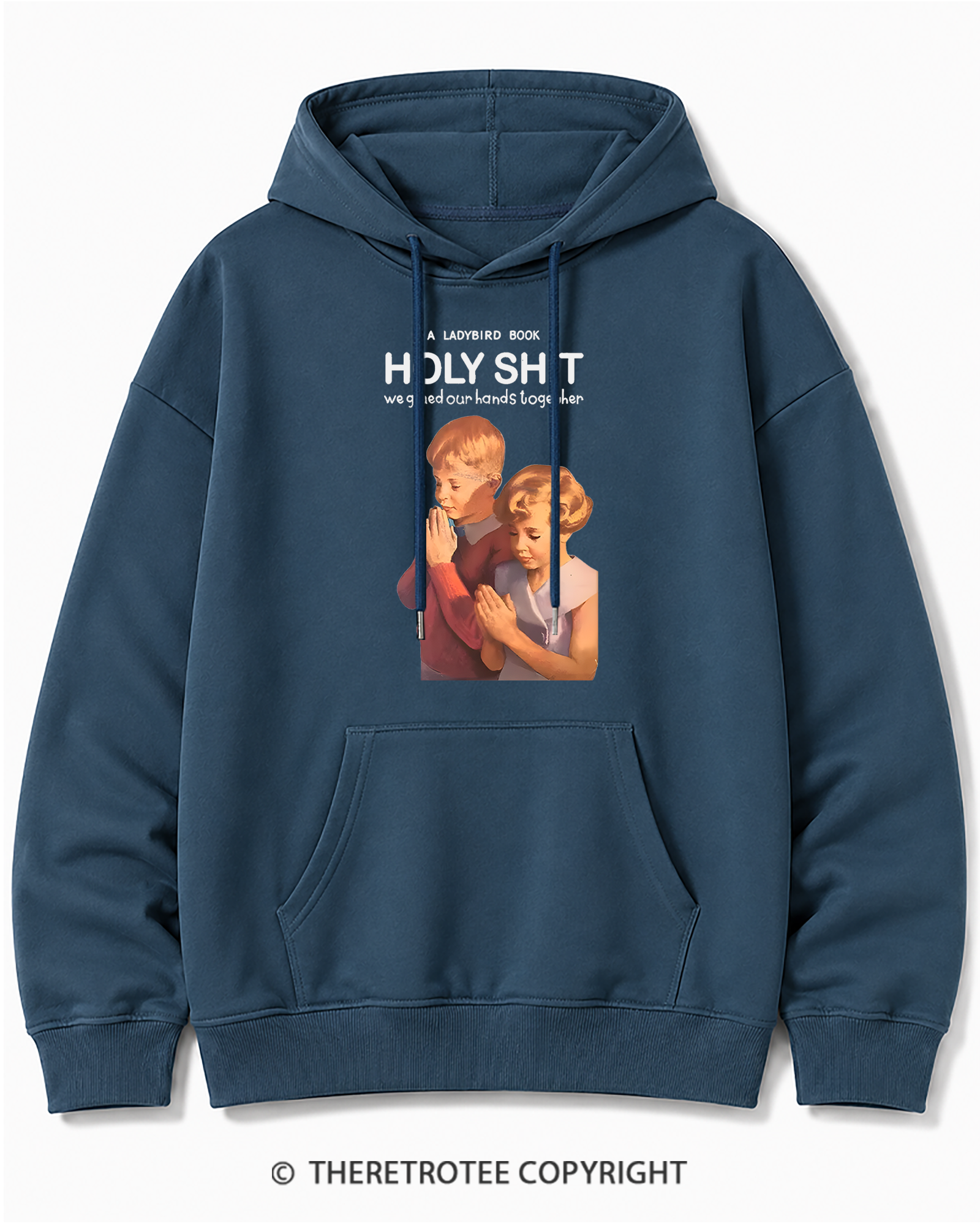 TheRetroTee A Ladybird Book Holy Shit 1950s Cotton Hoodie