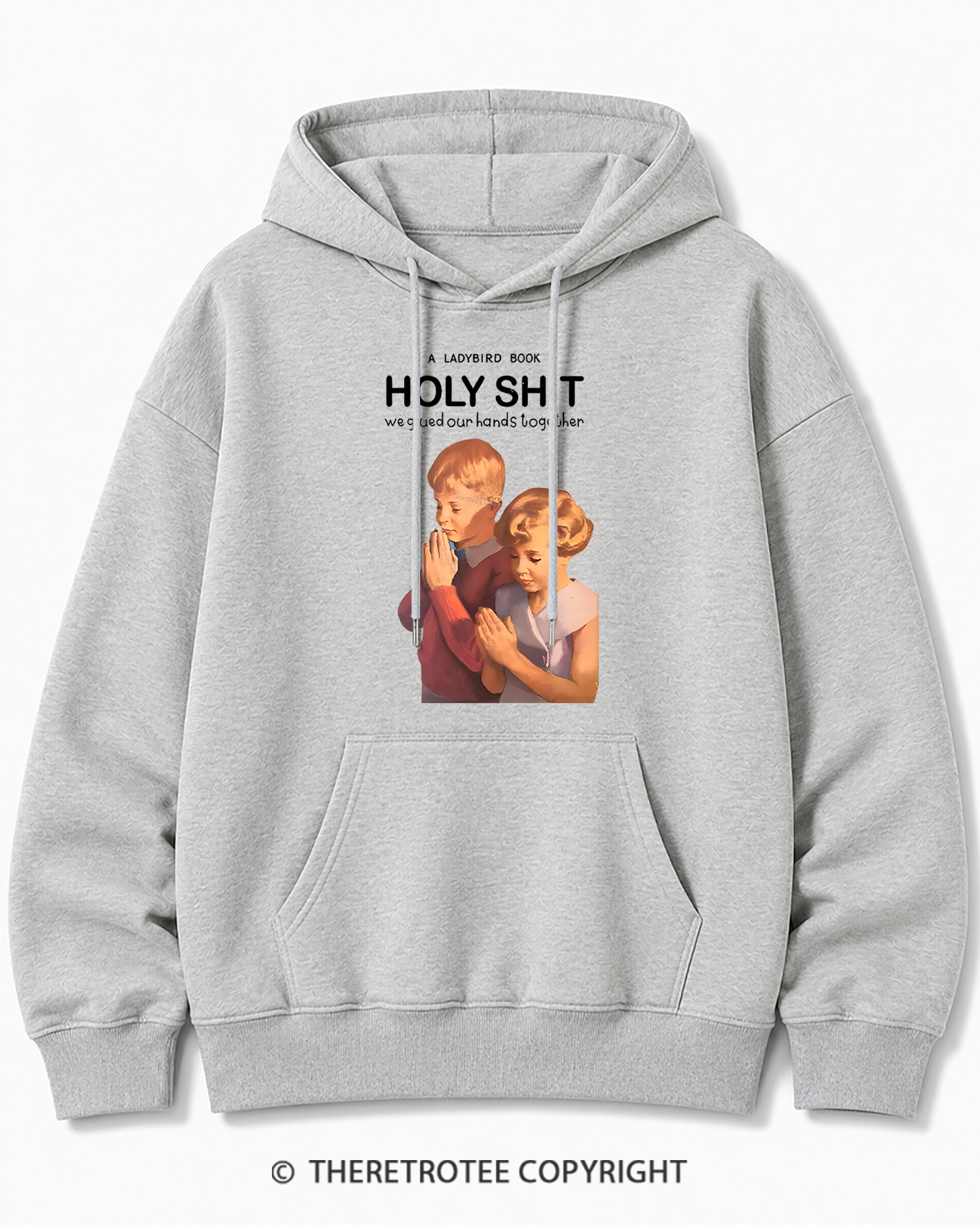 TheRetroTee A Ladybird Book Holy Shit 1950s Cotton Hoodie