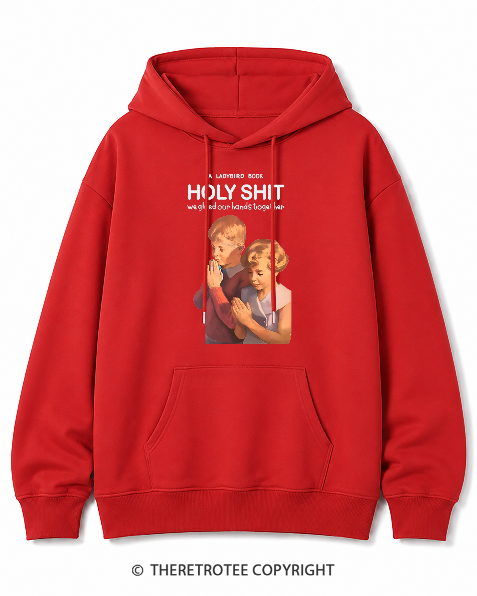 TheRetroTee A Ladybird Book Holy Shit 1950s Cotton Hoodie