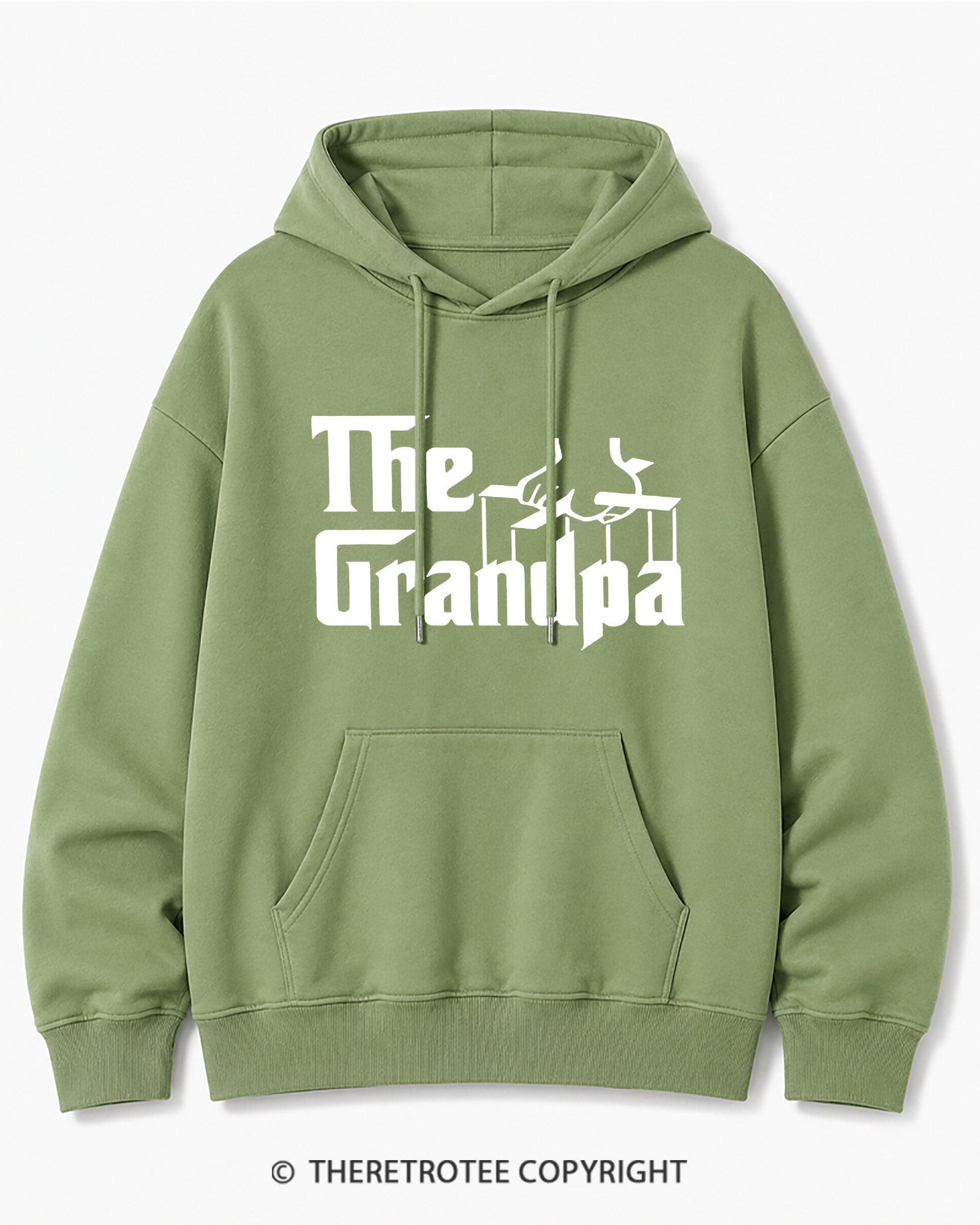 TheRetroTee The Godfather Gangster Movie Reference 1970s Cotton Hoodie