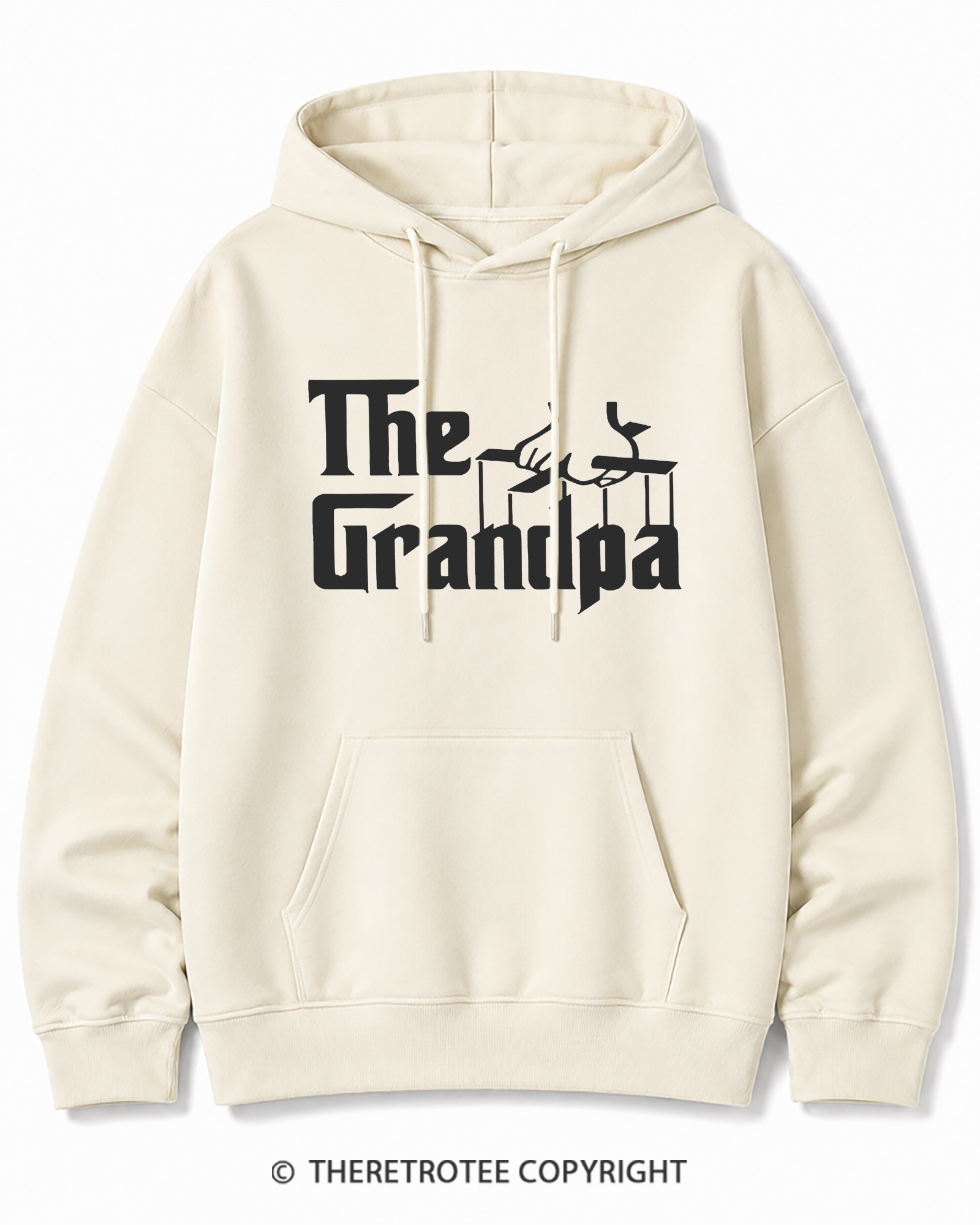 TheRetroTee The Godfather Gangster Movie Reference 1970s Cotton Hoodie