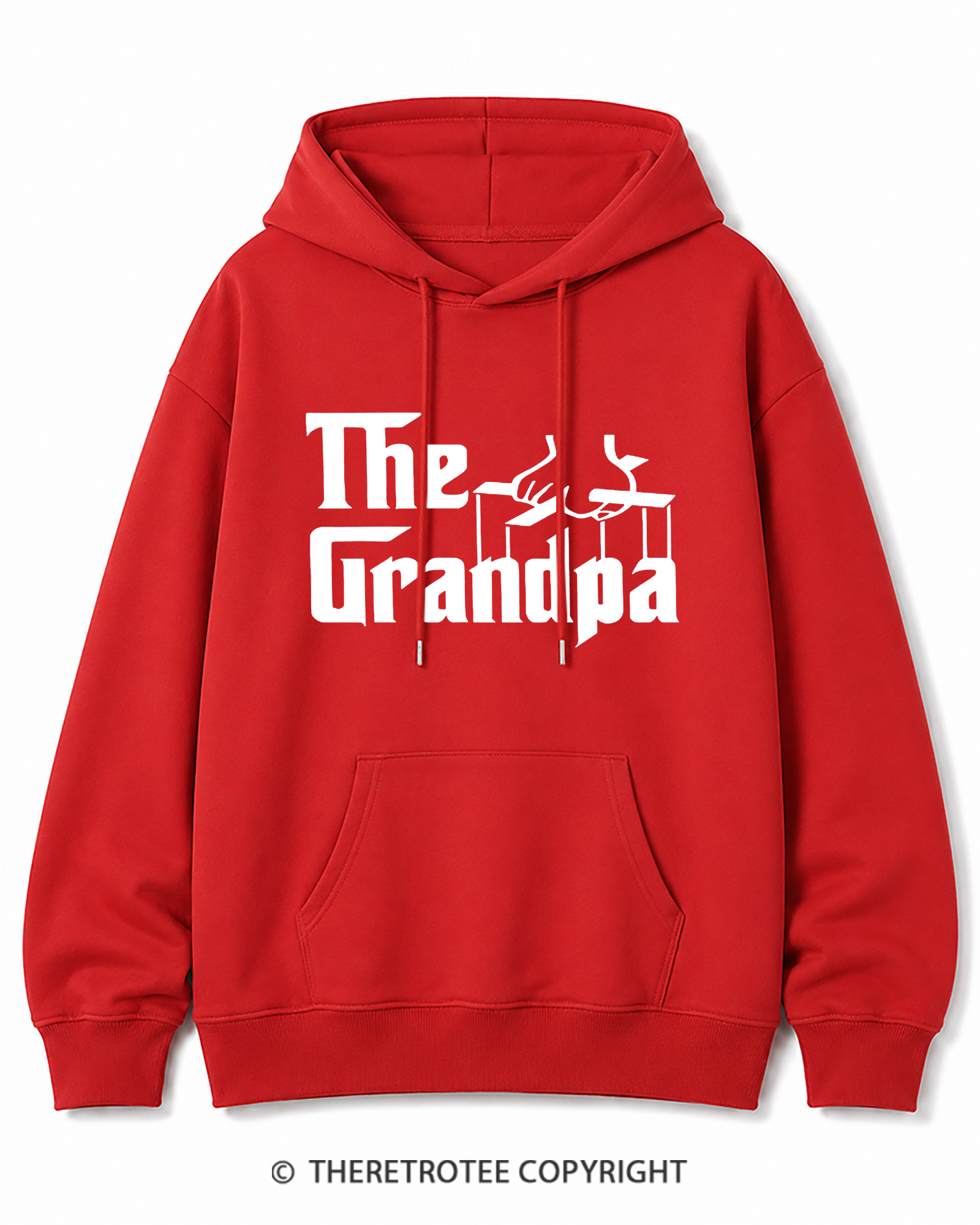 TheRetroTee The Godfather Gangster Movie Reference 1970s Cotton Hoodie