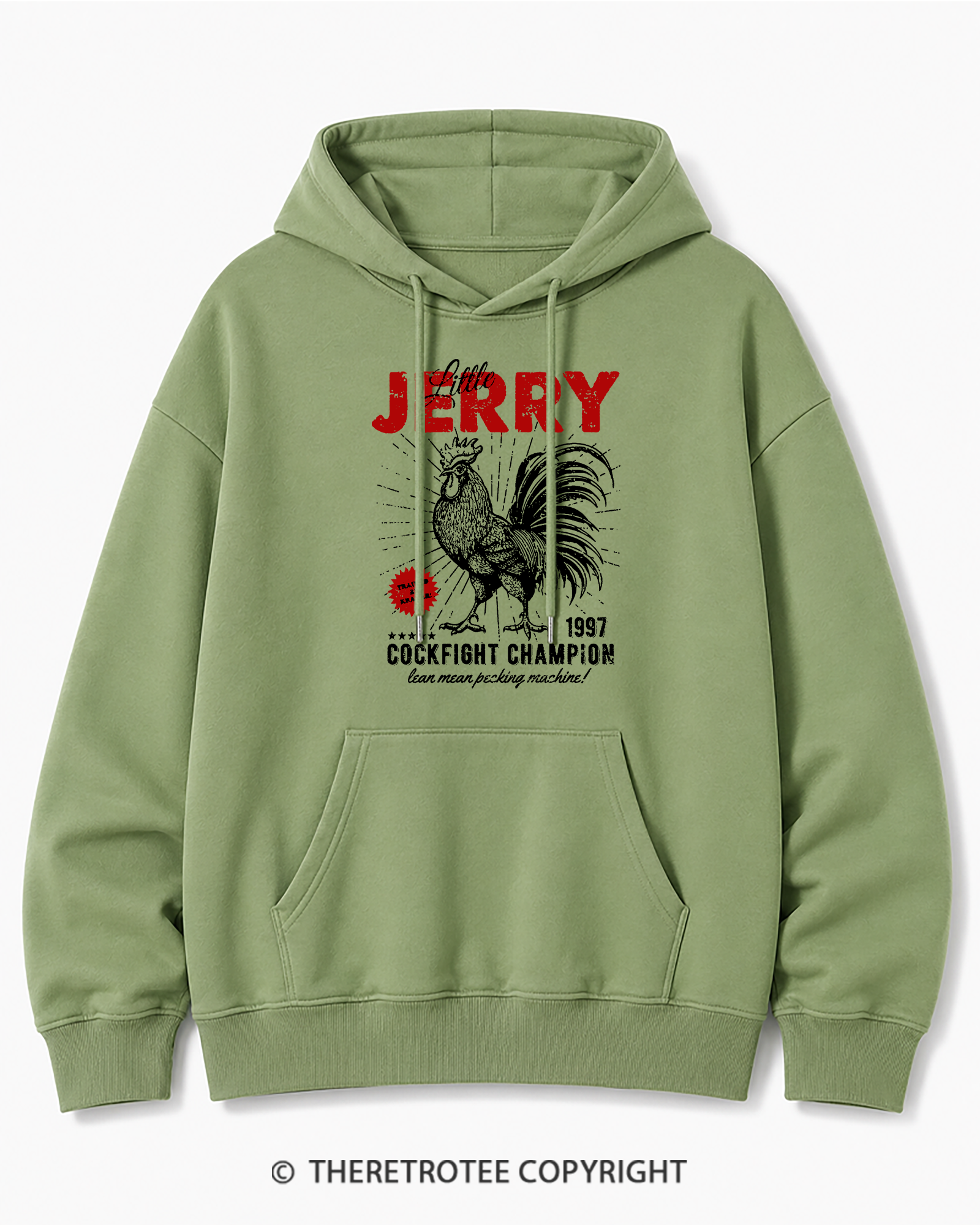 TheRetroTee Barnyard Champion 1990s Cotton Hoodie