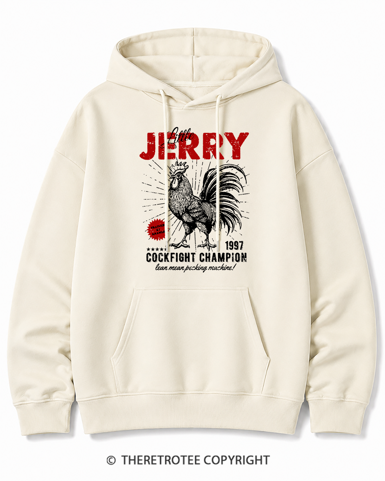 TheRetroTee Barnyard Champion 1990s Cotton Hoodie