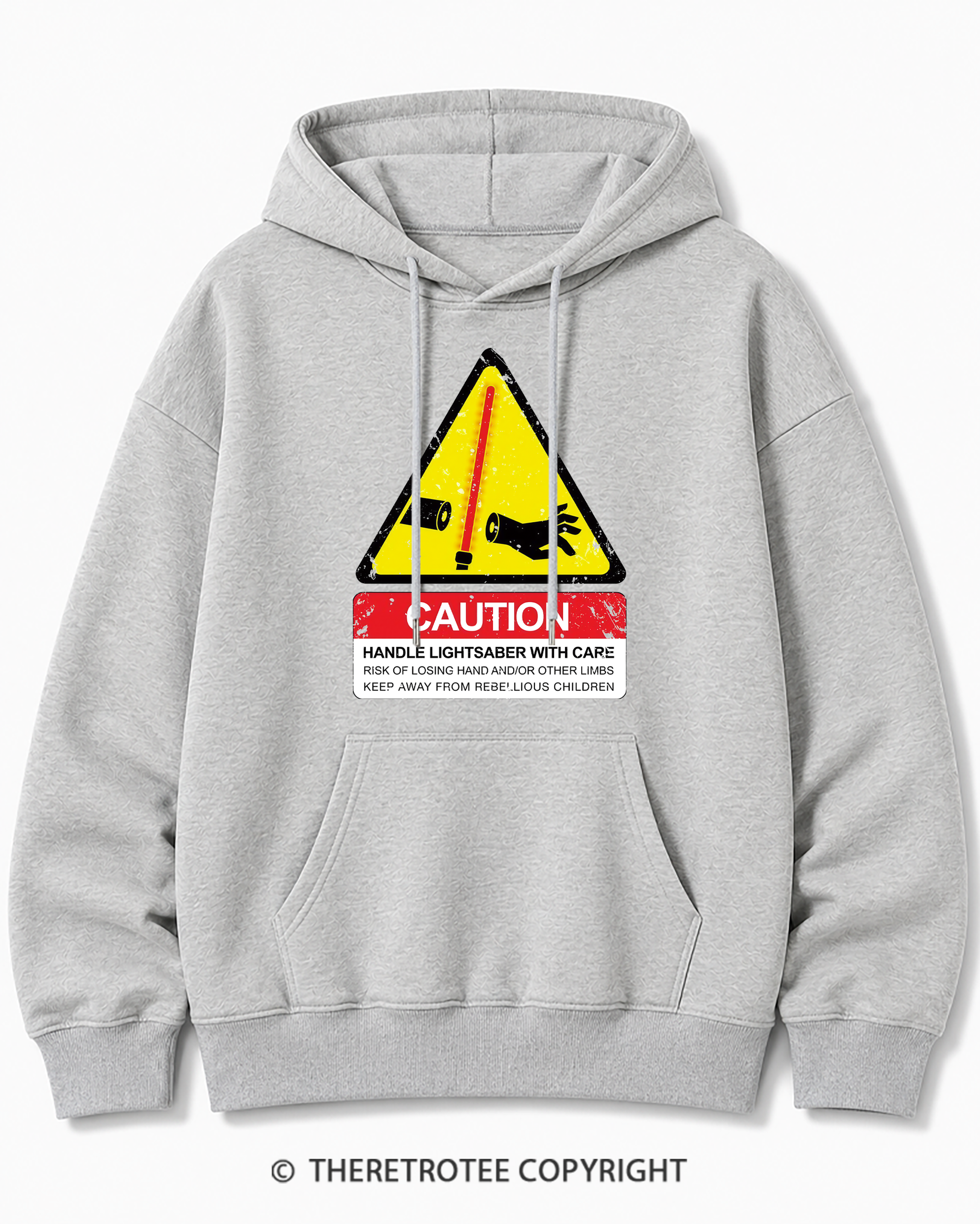 TheRetroTee Handle With Care 1970s Cotton Hoodie