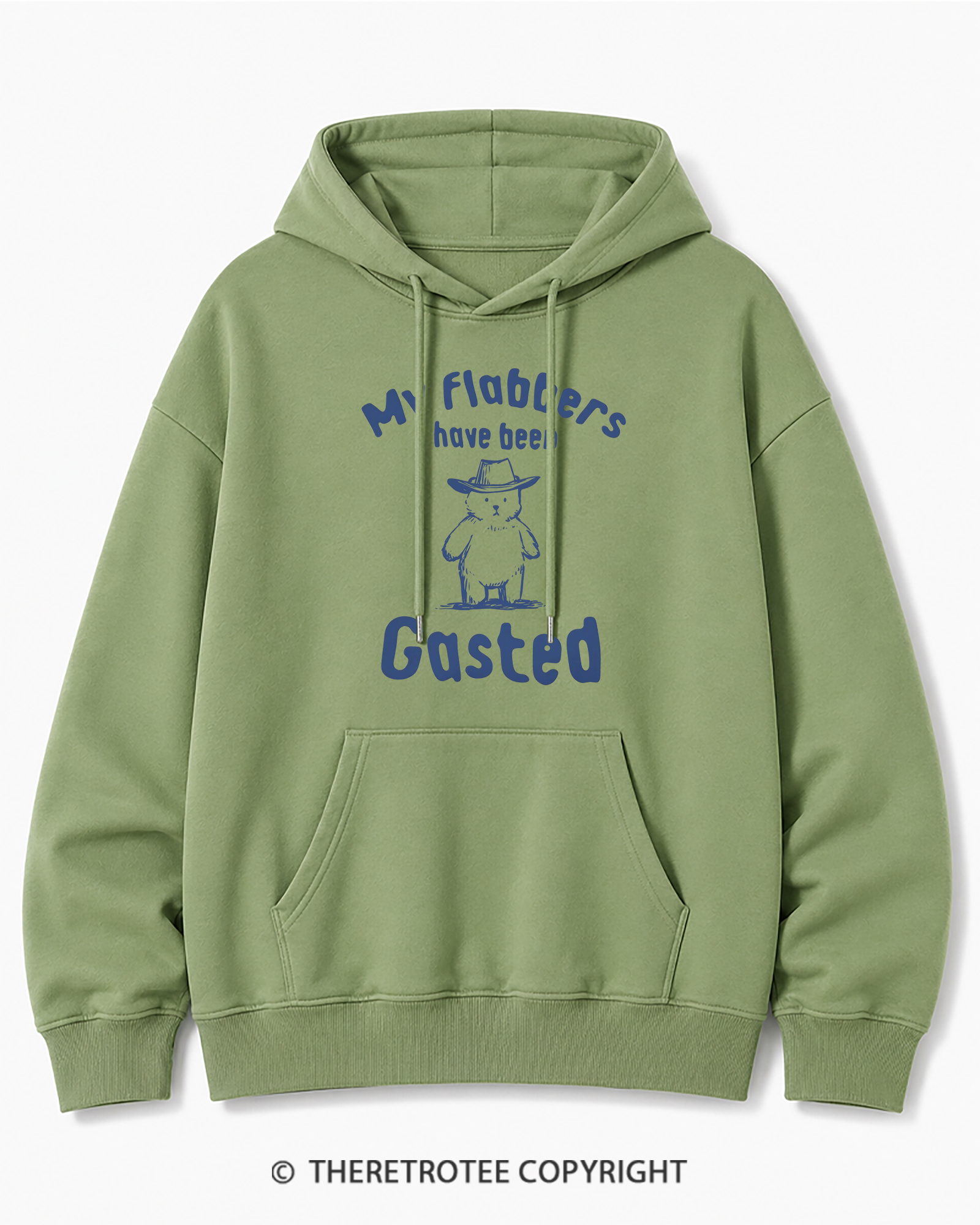 TheRetroTee My Flabbers Have Been Gasted Cotton Hoodie