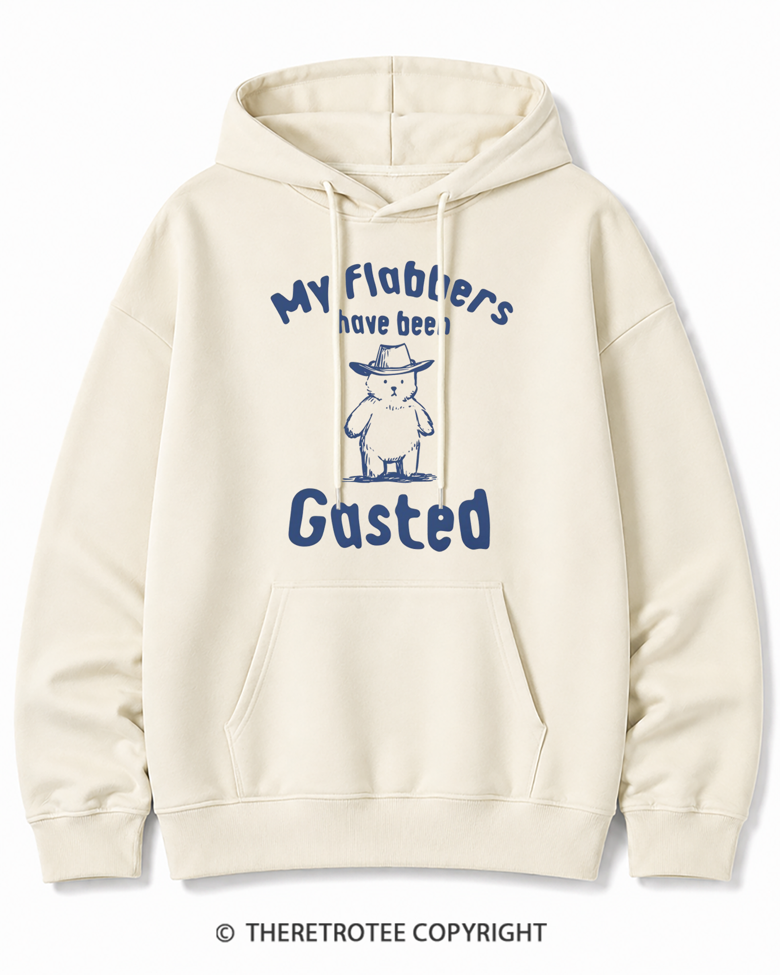 TheRetroTee My Flabbers Have Been Gasted Cotton Hoodie