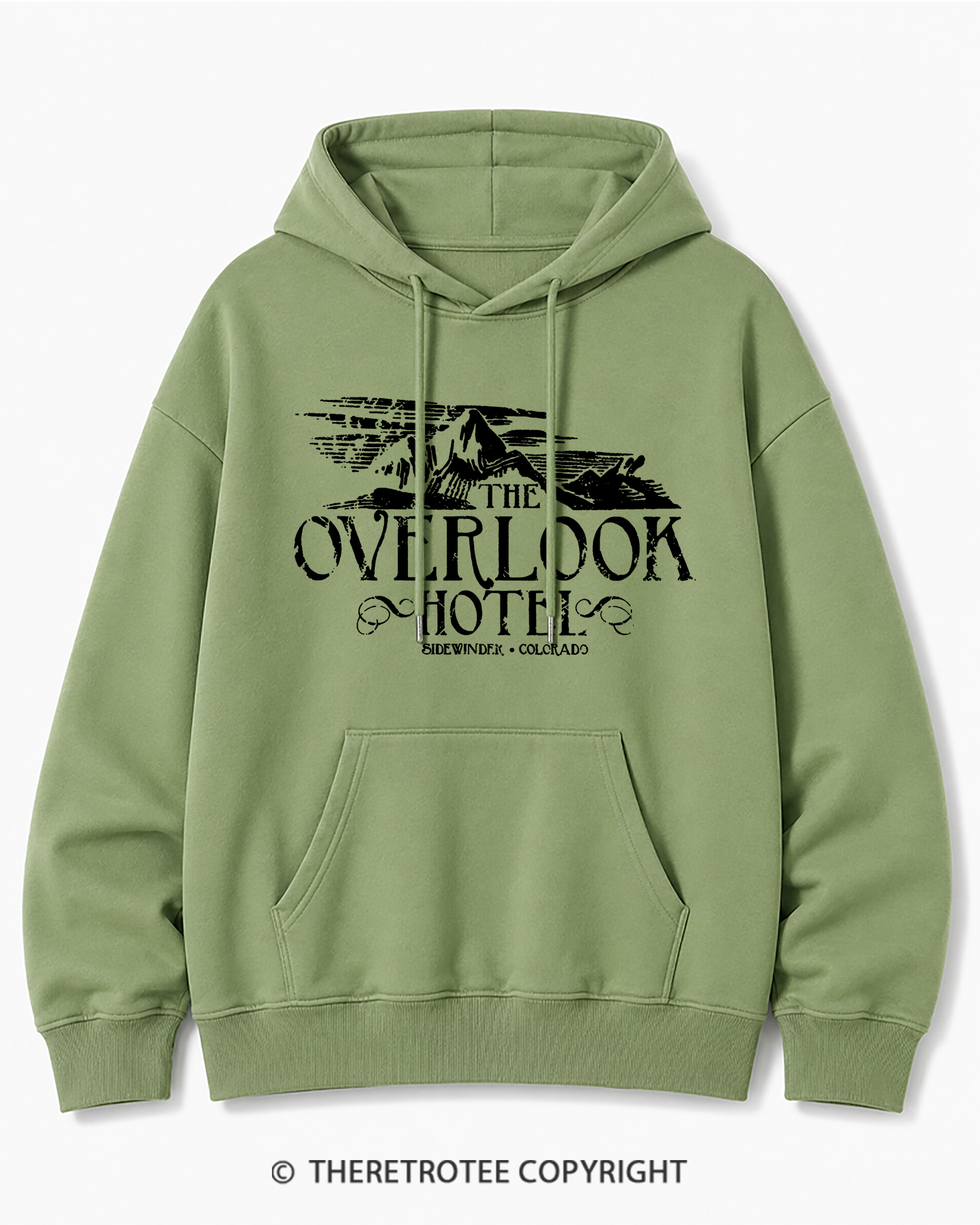 TheRetroTee The Overlook Hotel 1980 Cotton Hoodie