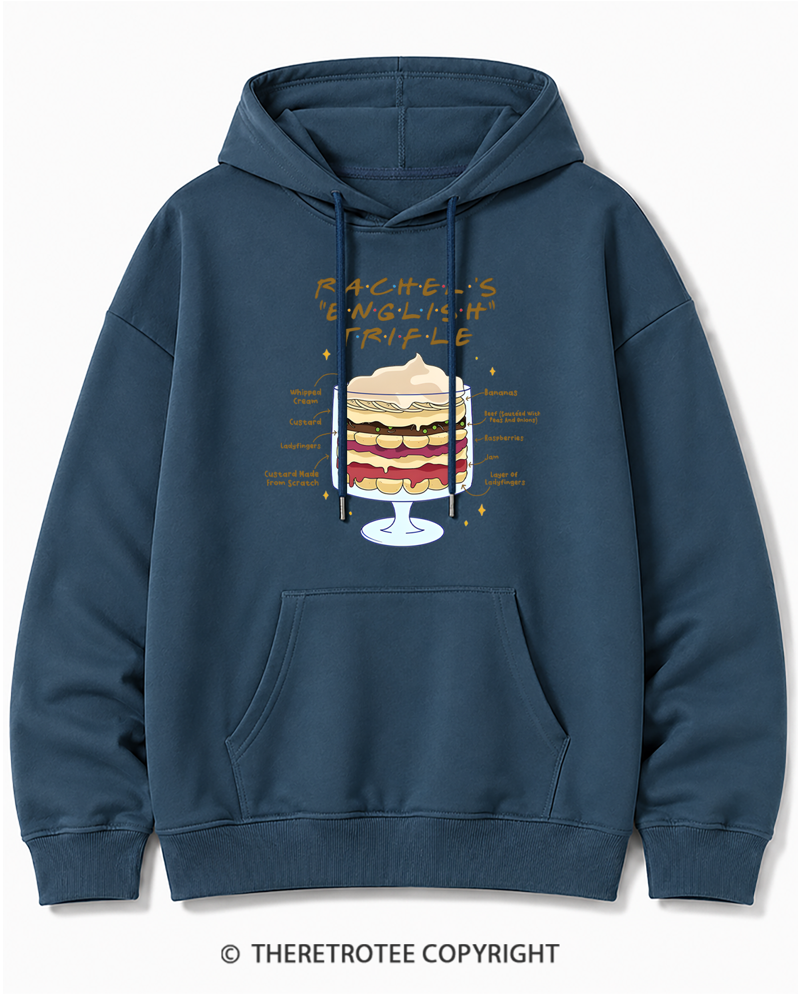 TheRetroTee Trifle 2000s Cotton Hoodie