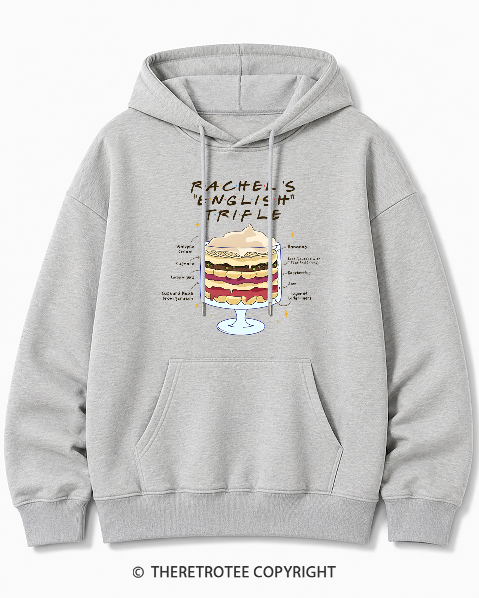 TheRetroTee Trifle 2000s Cotton Hoodie