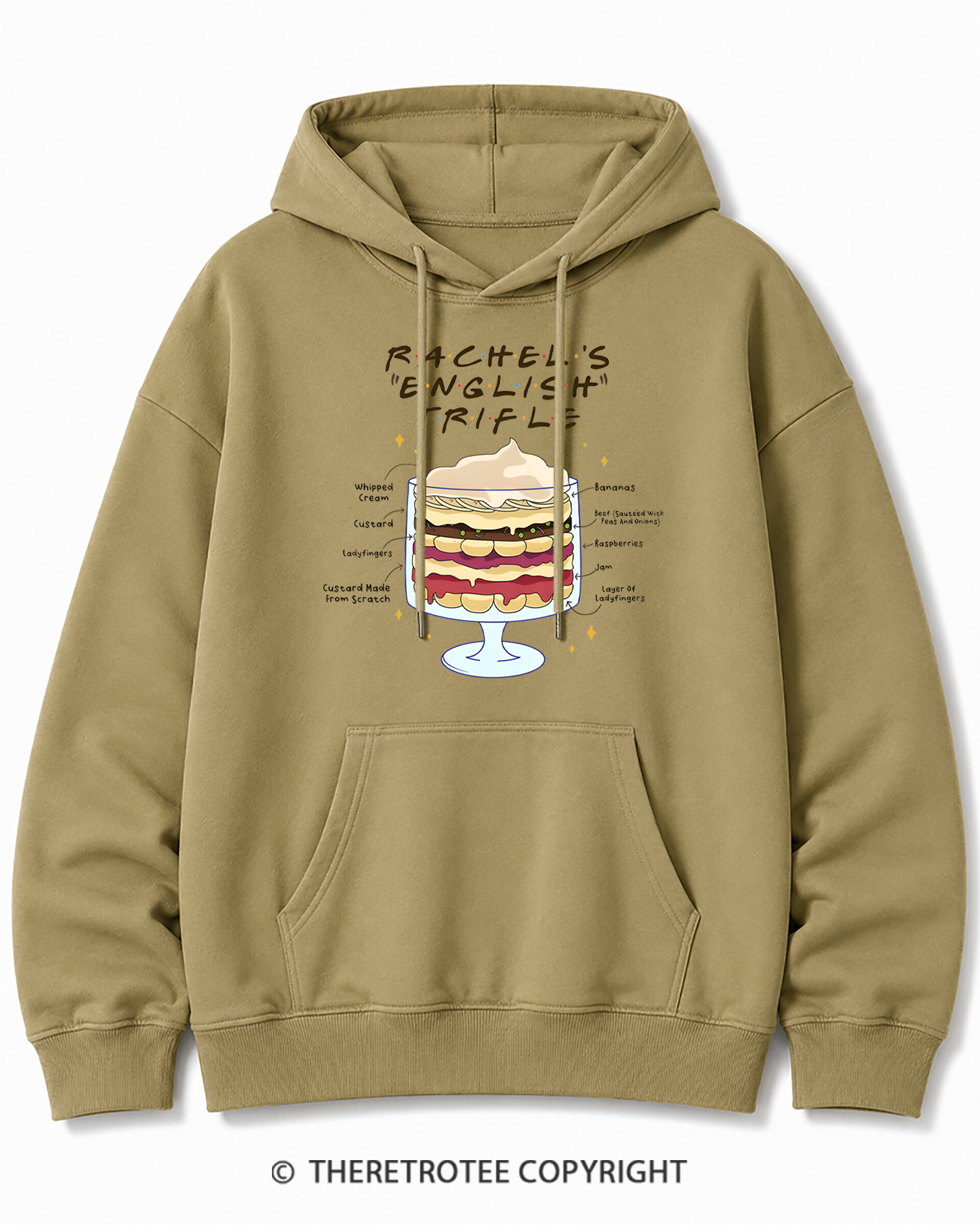 TheRetroTee Trifle 2000s Cotton Hoodie