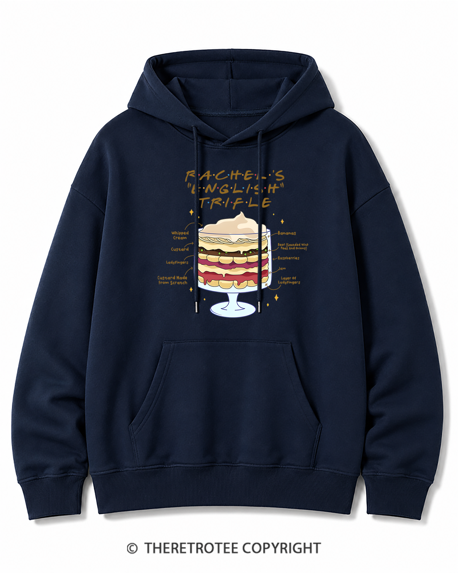 TheRetroTee Trifle 2000s Cotton Hoodie