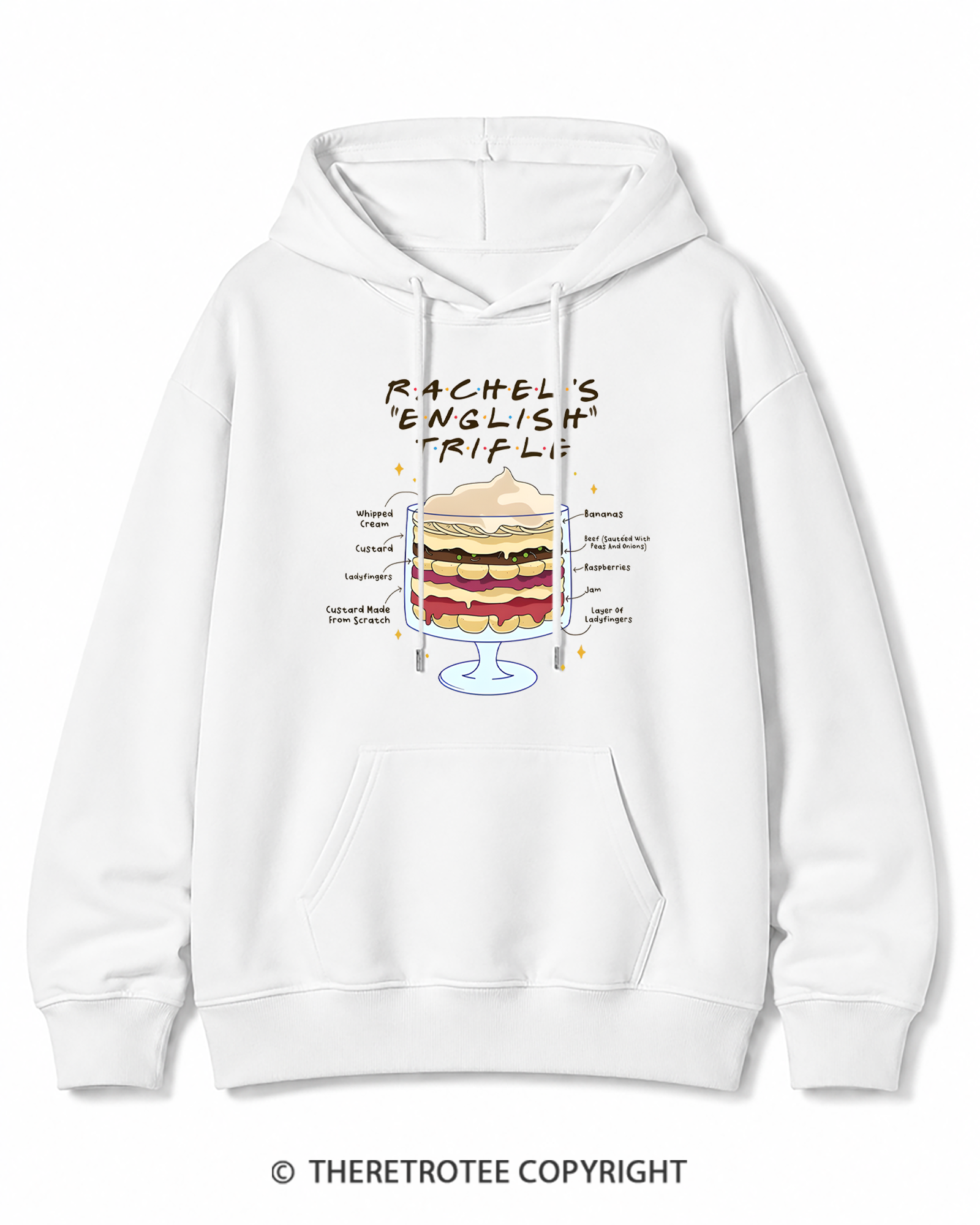 TheRetroTee Trifle 2000s Cotton Hoodie