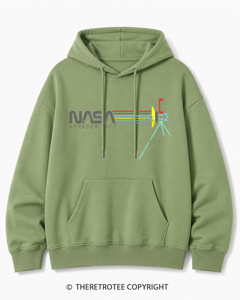 TheRetroTee Voyager '77 Cotton Hoodie