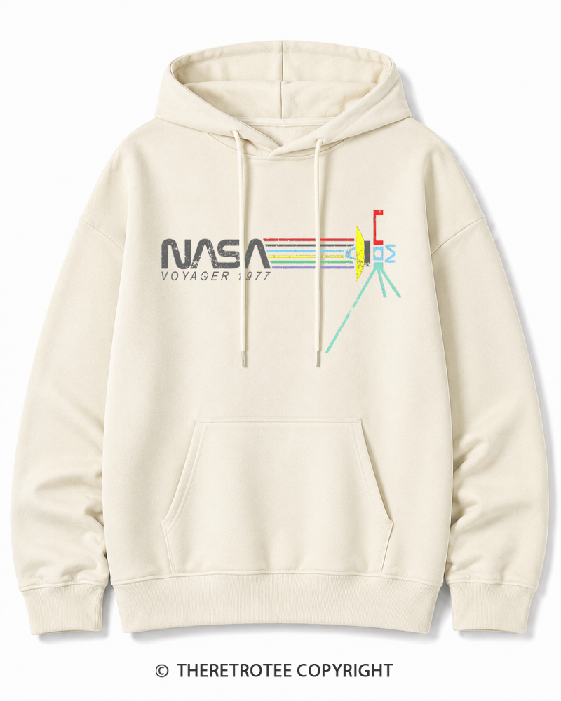 TheRetroTee Voyager '77 Cotton Hoodie