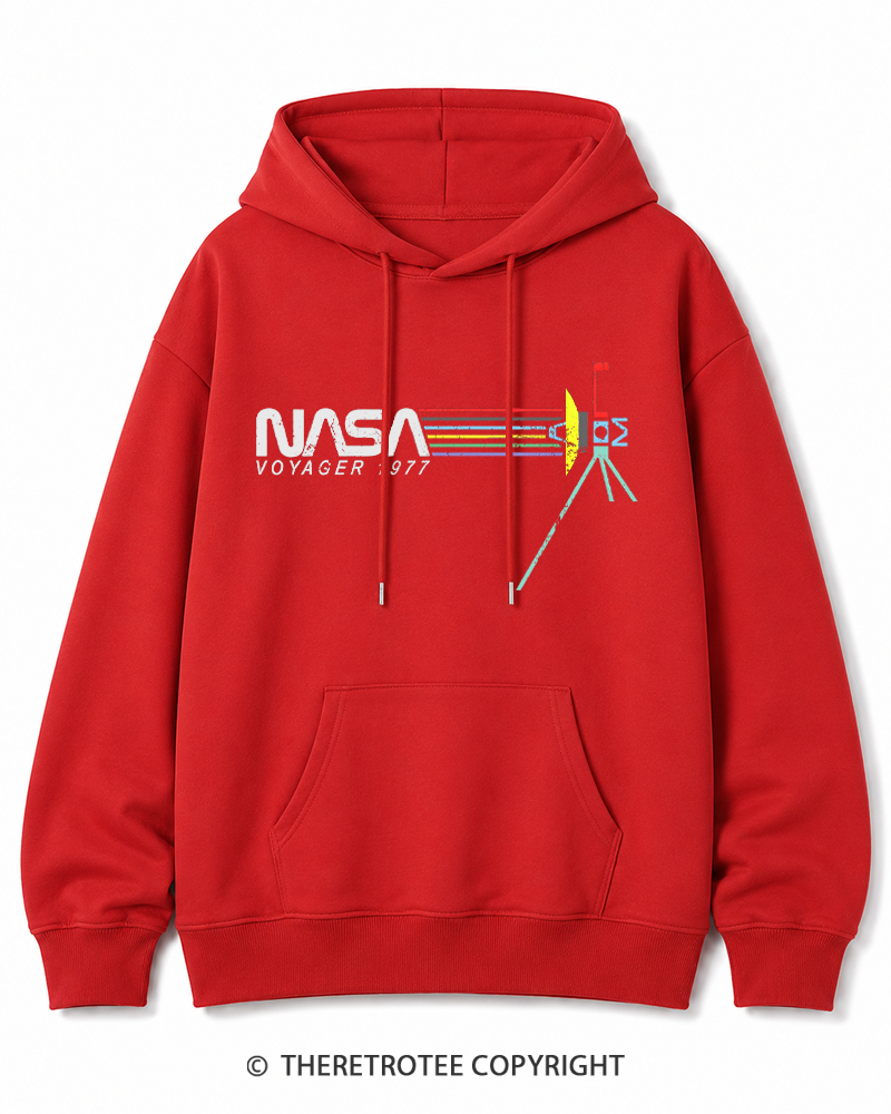 TheRetroTee Voyager '77 Cotton Hoodie