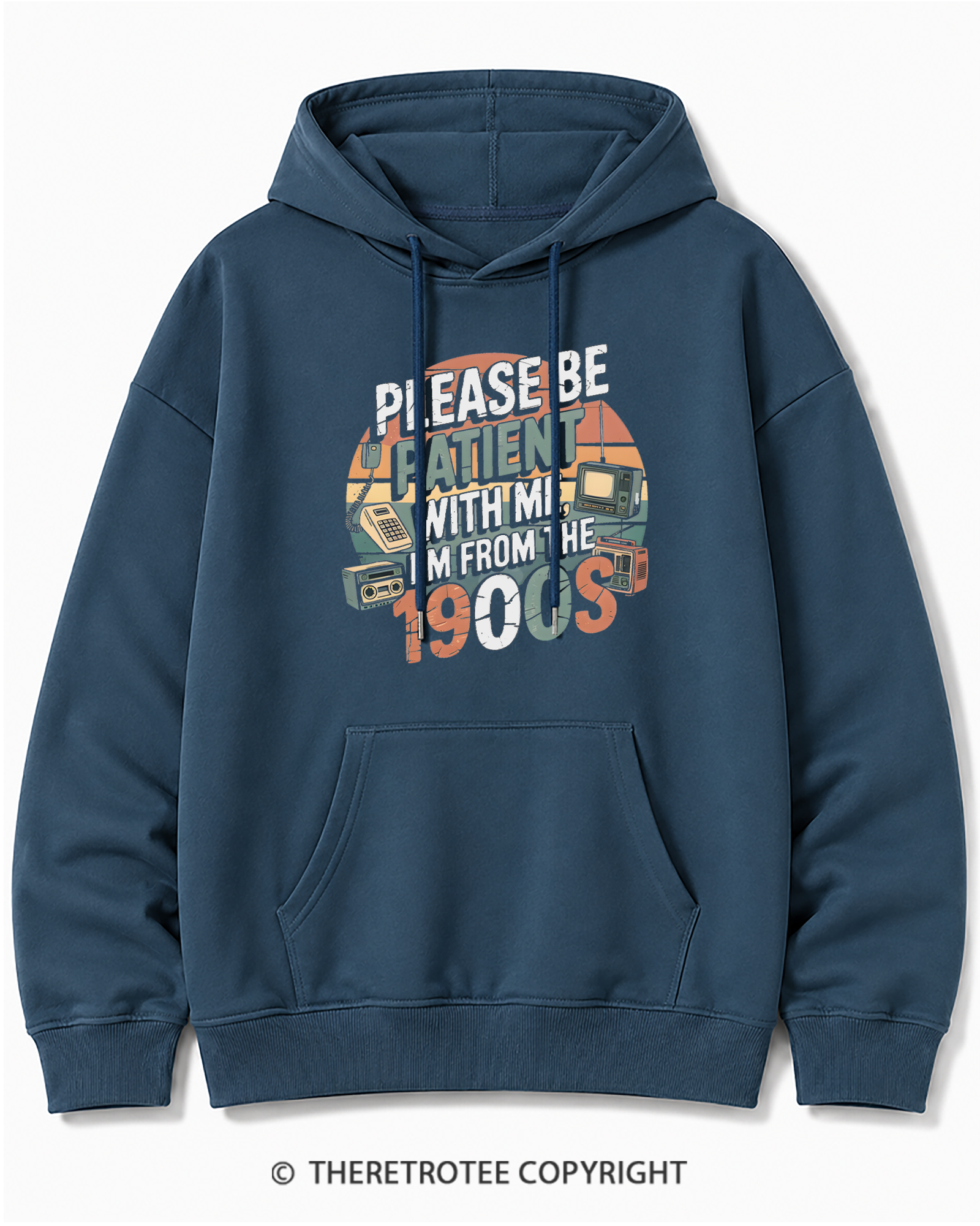TheRetroTee Please Be Patient With Me 1900s Cotton Hoodie