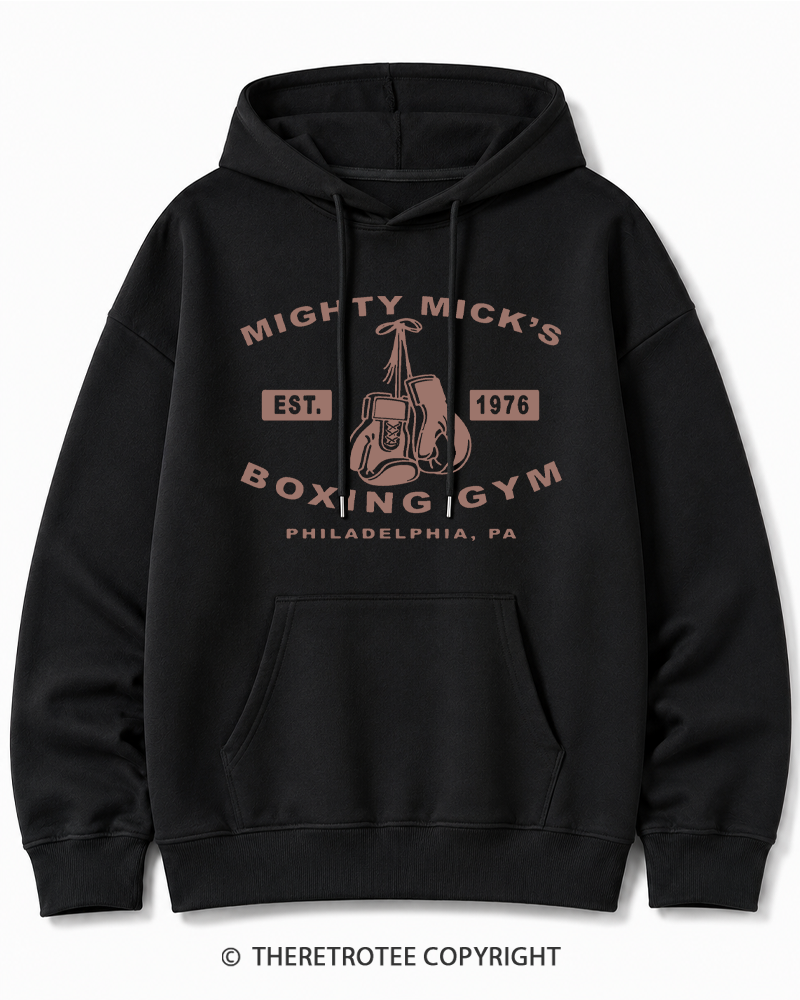 TheRetroTee Boxing Gym 1970s Cotton Hoodie
