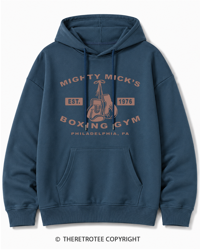 TheRetroTee Boxing Gym 1970s Cotton Hoodie