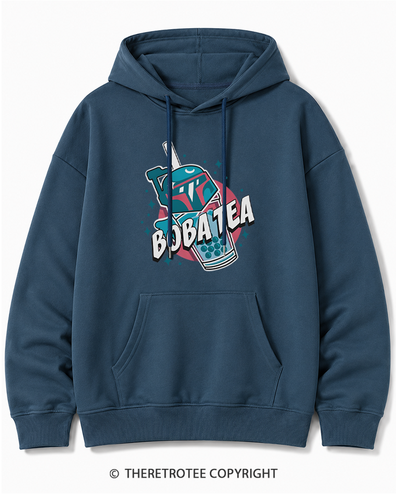 TheRetroTee Boba Tea 1980s Cotton Hoodie