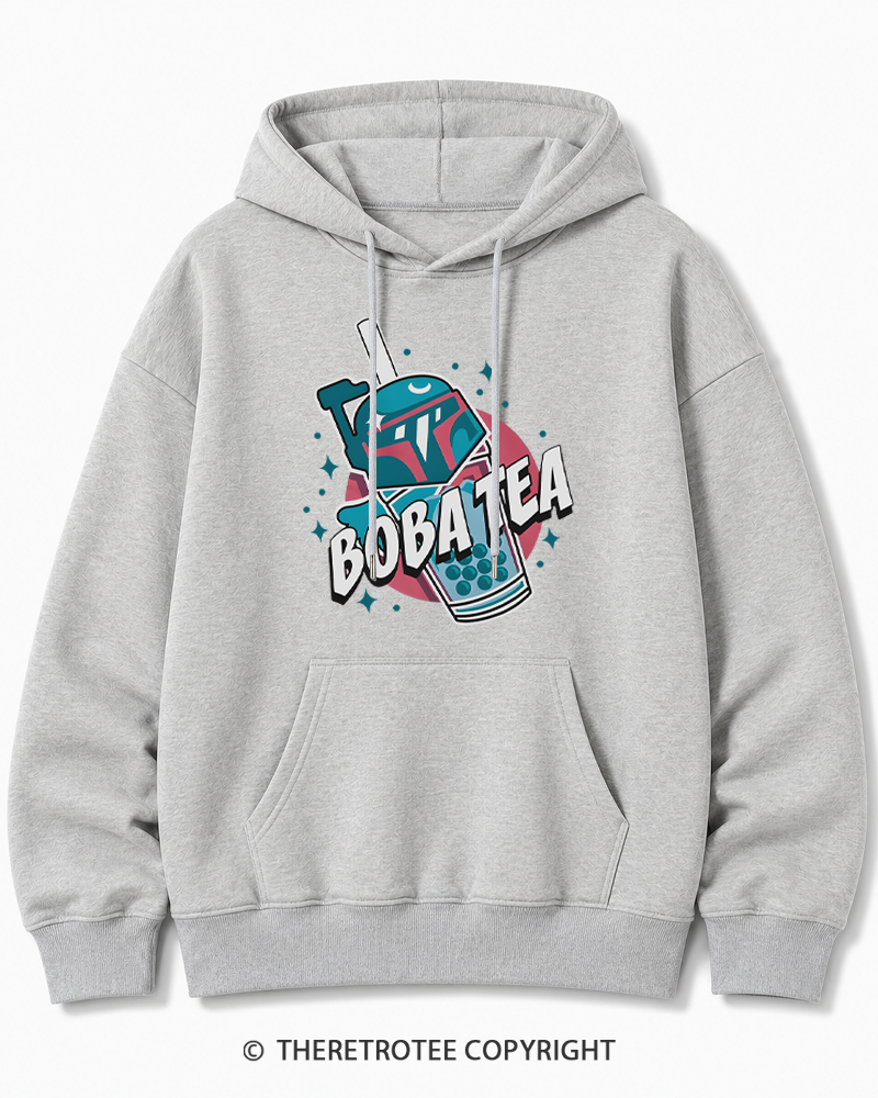 TheRetroTee Boba Tea 1980s Cotton Hoodie