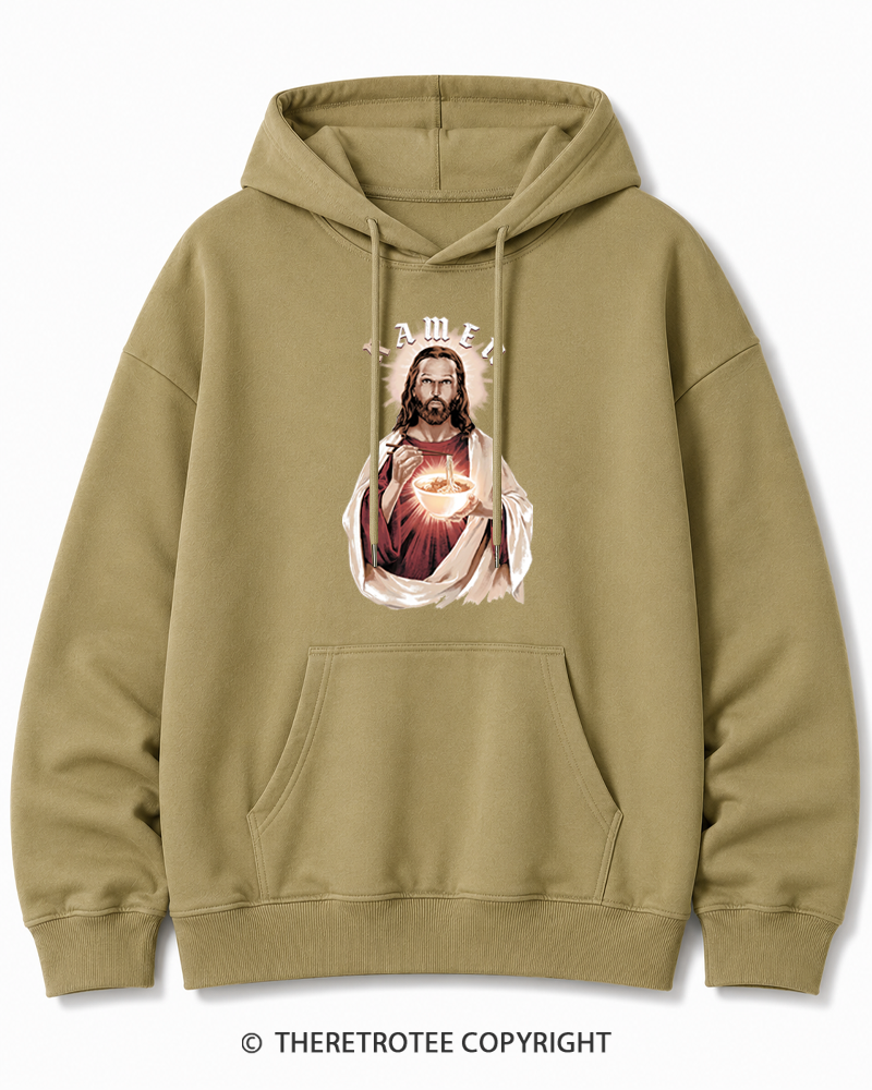 TheRetroTee R-Amen Vintage Graphic Cotton Hoodie