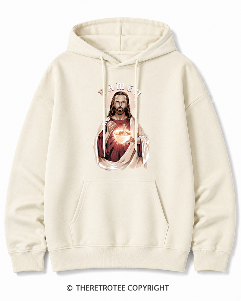 TheRetroTee R-Amen Vintage Graphic Cotton Hoodie