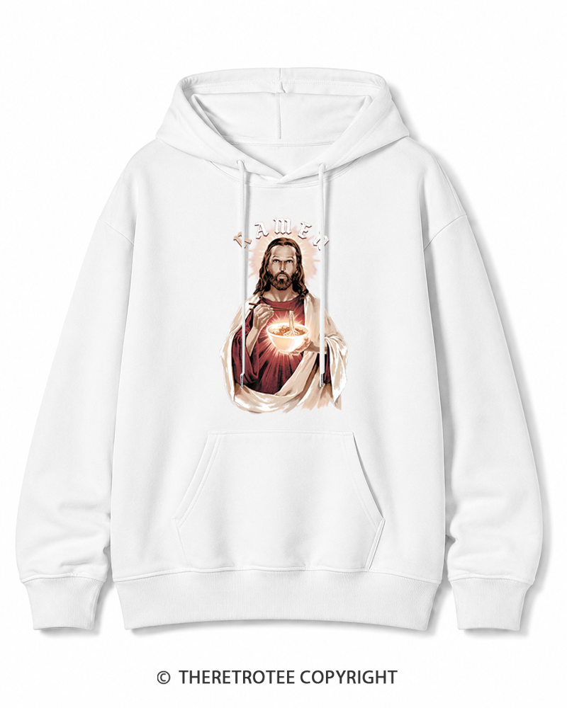 TheRetroTee R-Amen Vintage Graphic Cotton Hoodie