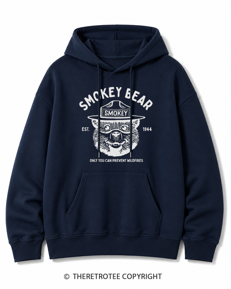 TheRetroTee Only You Can Prevent Wildfires 1960s Cotton Hoodie