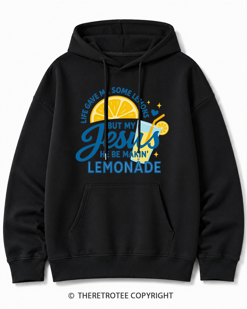 TheRetroTee Life Gave Me Some Lemons Cotton Hoodie