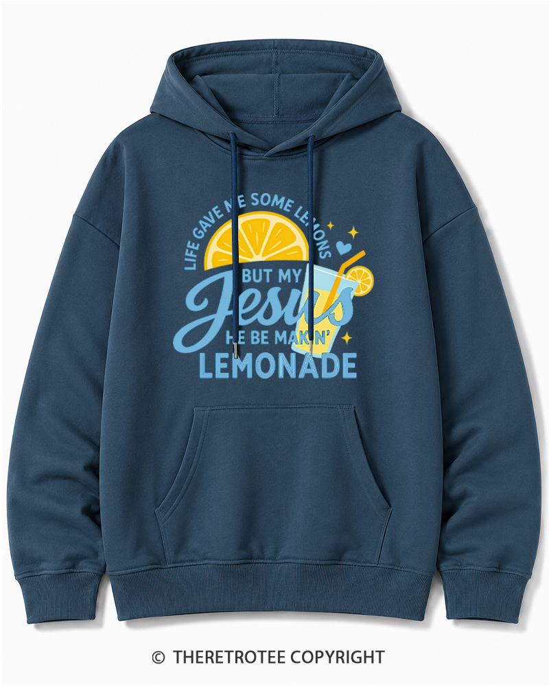TheRetroTee Life Gave Me Some Lemons Cotton Hoodie