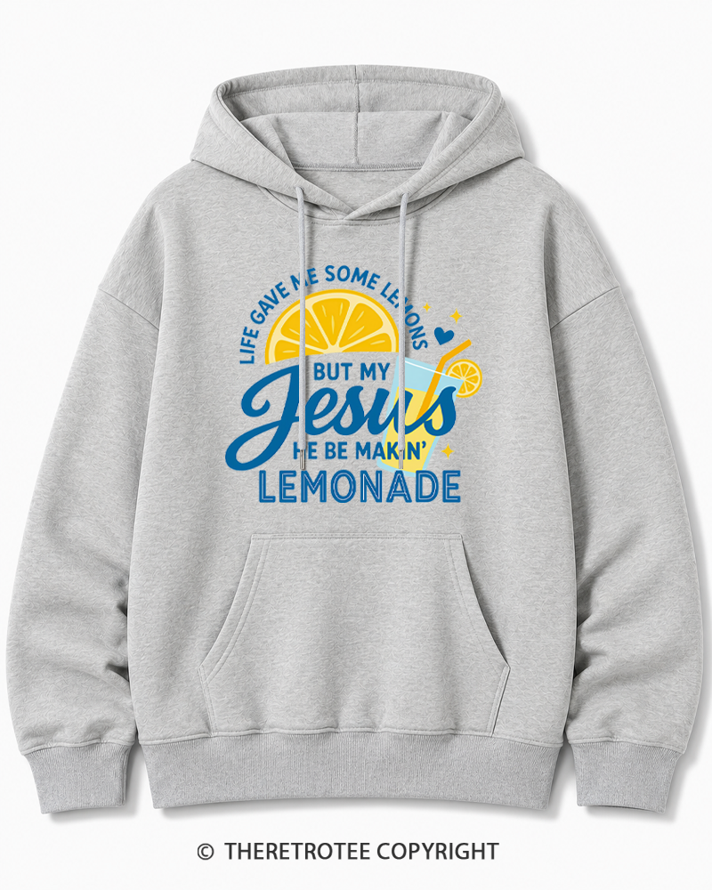 TheRetroTee Life Gave Me Some Lemons Cotton Hoodie