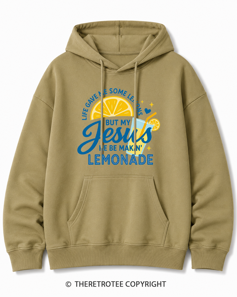 TheRetroTee Life Gave Me Some Lemons Cotton Hoodie