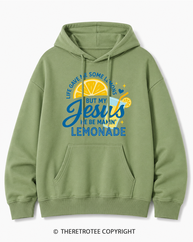 TheRetroTee Life Gave Me Some Lemons Cotton Hoodie