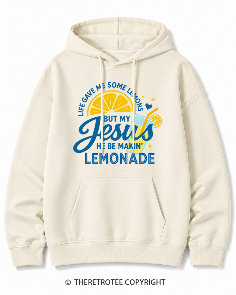 TheRetroTee Life Gave Me Some Lemons Cotton Hoodie