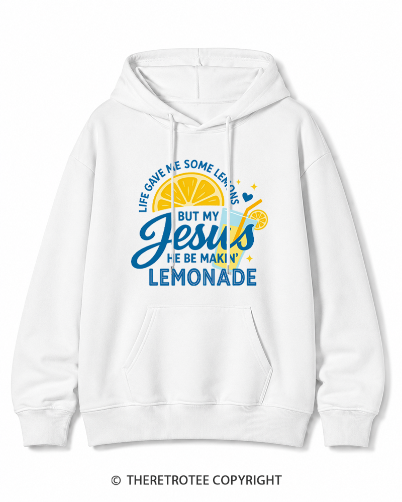 TheRetroTee Life Gave Me Some Lemons Cotton Hoodie